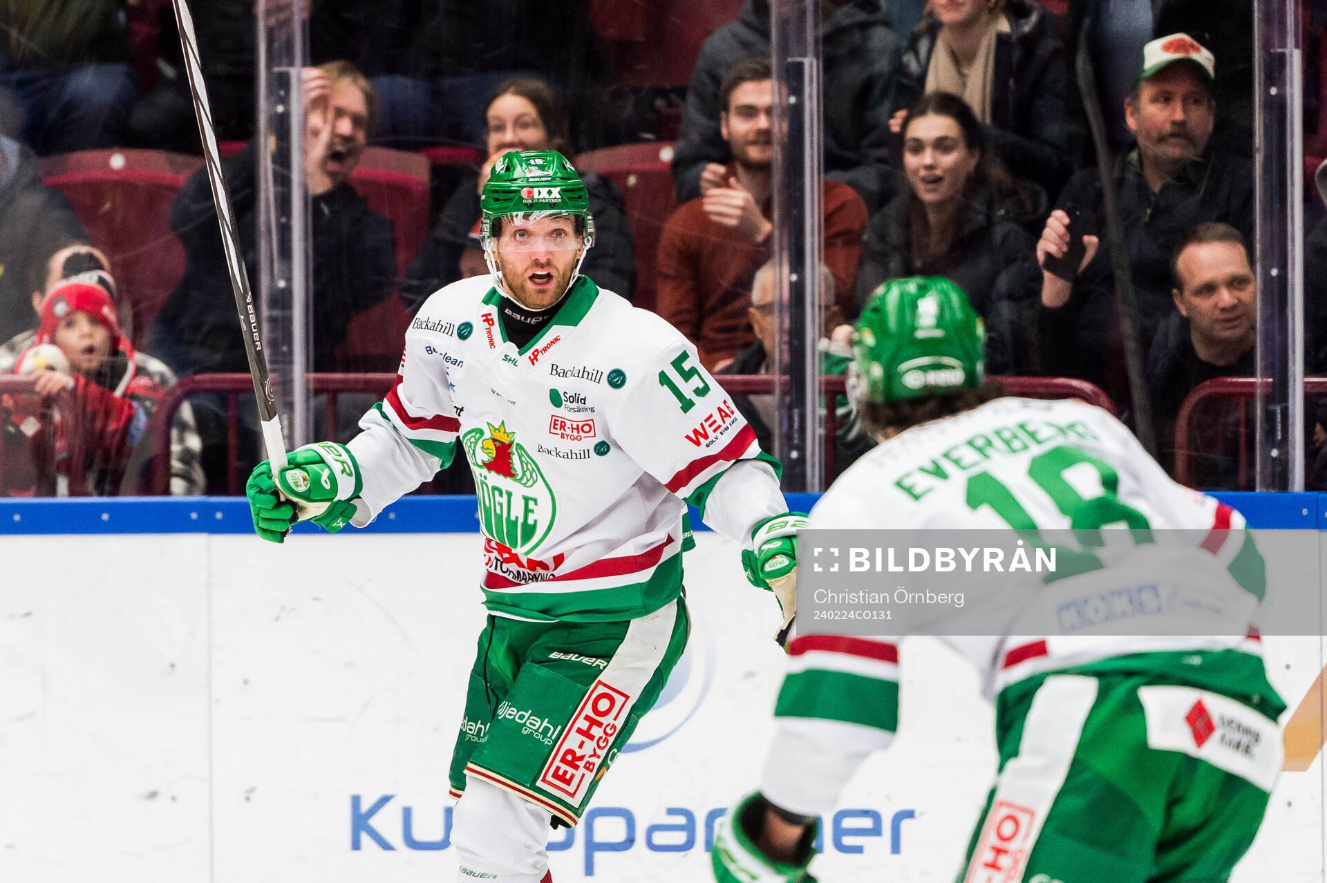 Rögles Simon Ryfors jublar
