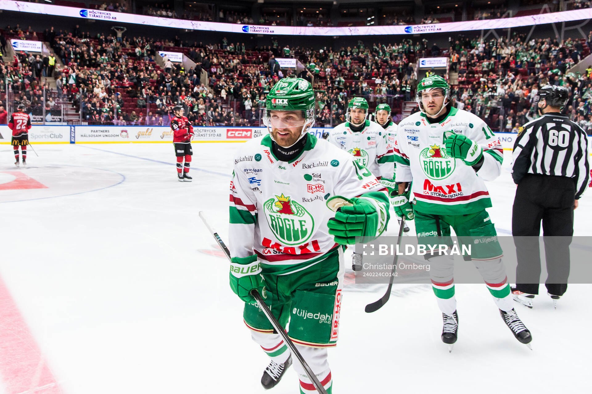 Rögles Simon Ryfors jublar