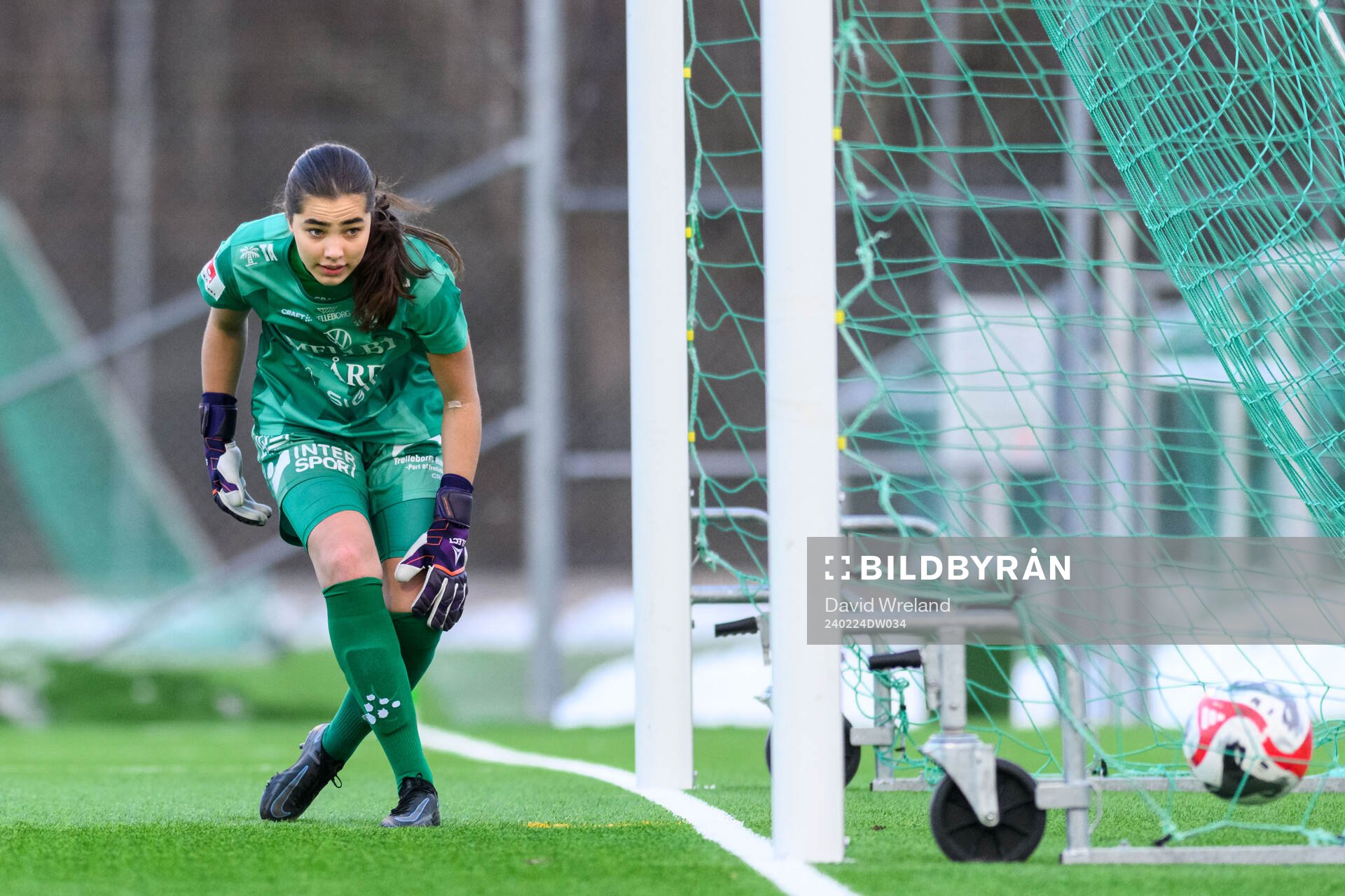 Trelleborgs målvakt Ebba Steen deppar