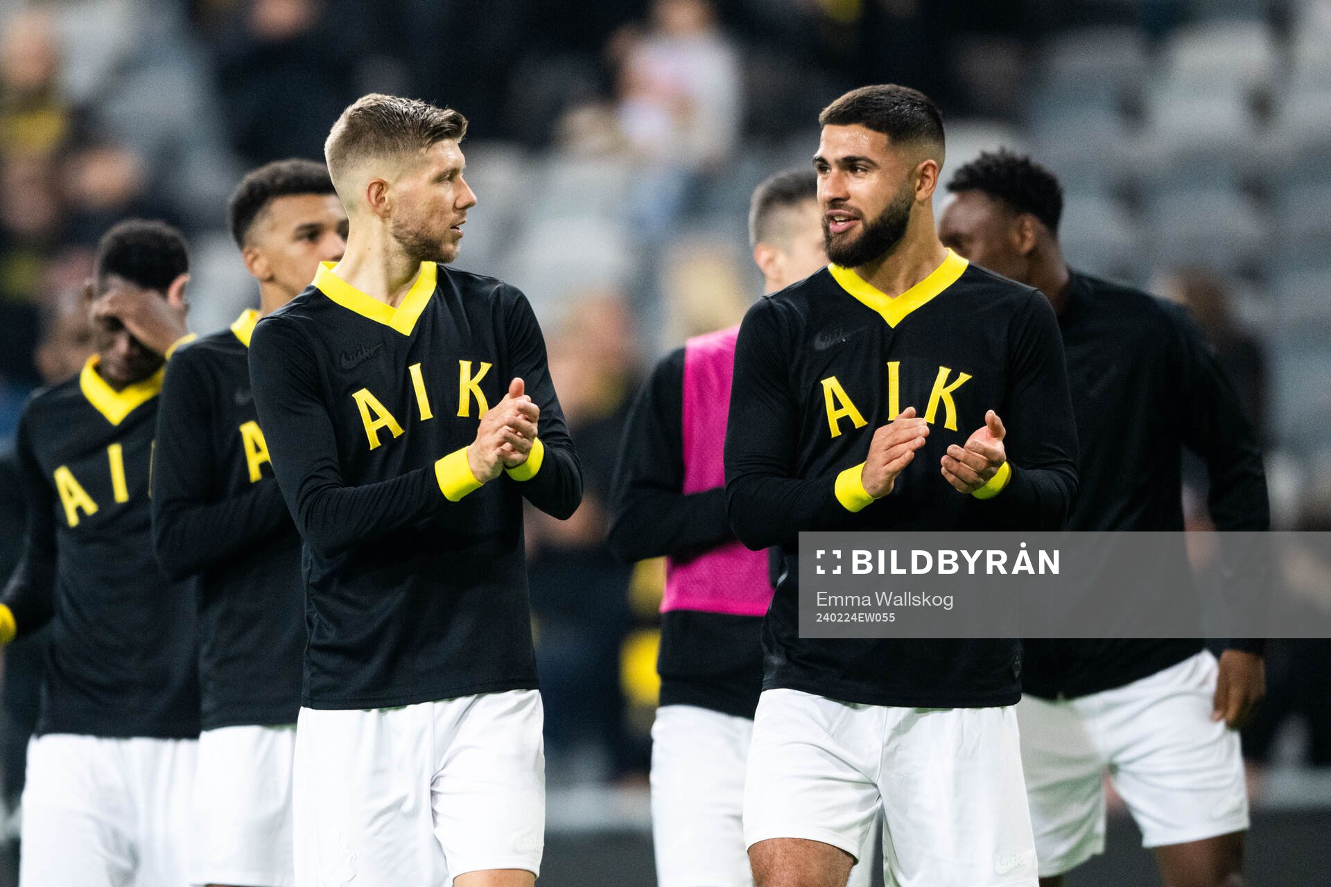 AIKs Anton Salétros och Omar Faraj