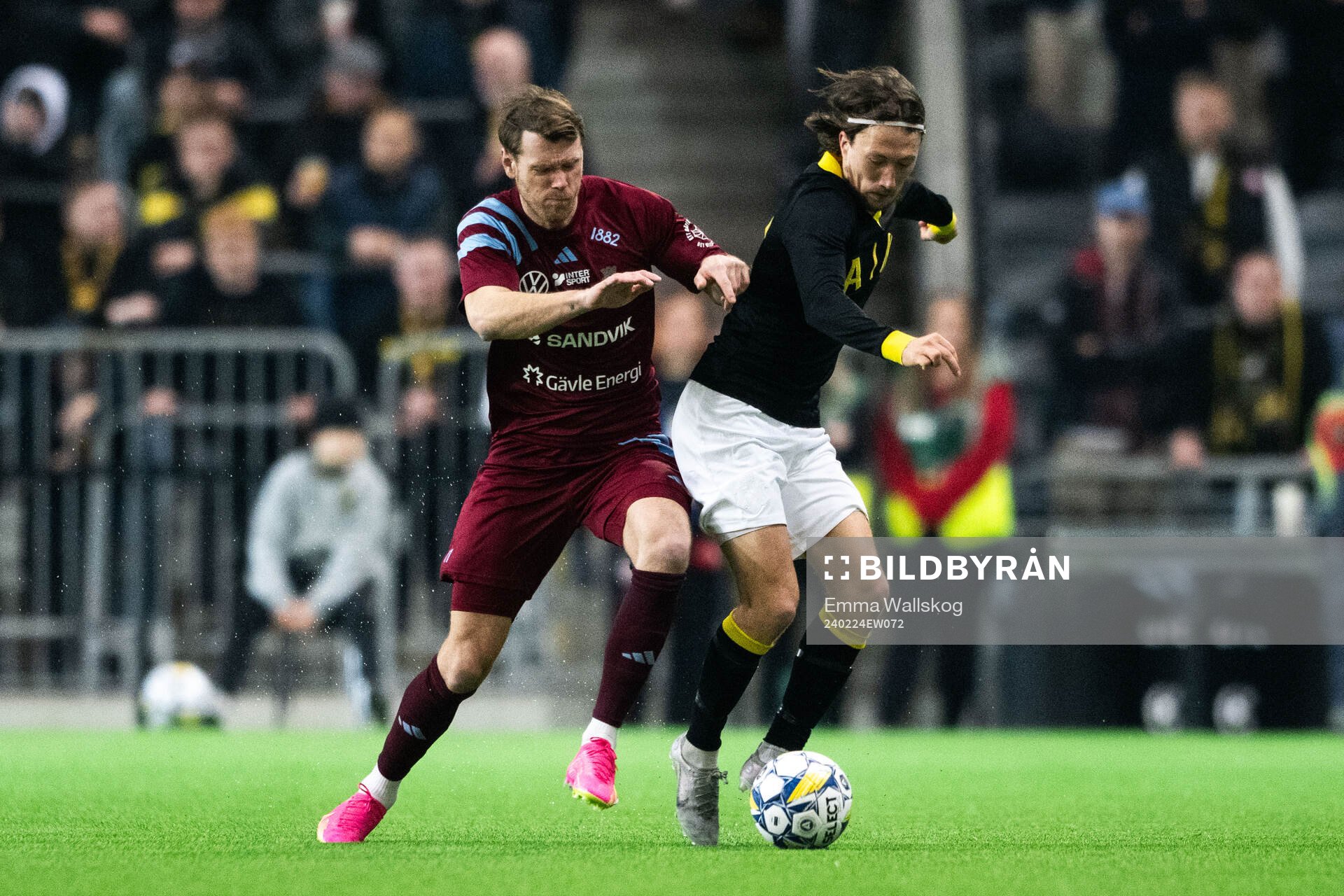 Gefles Leo Englund och AIKs Axel Björnström