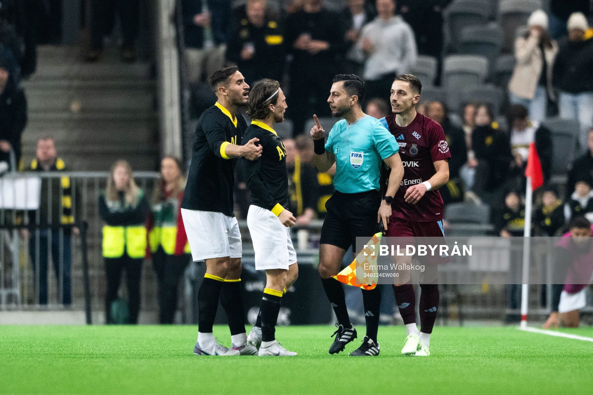 AIKs Sotirios Papagiannopoulos och Axel Björnström