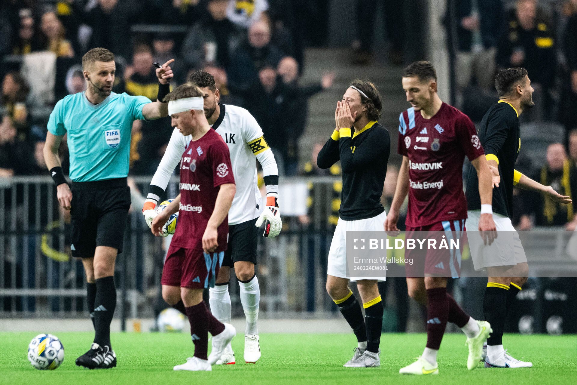 AIKs Axel Björnström reagerar