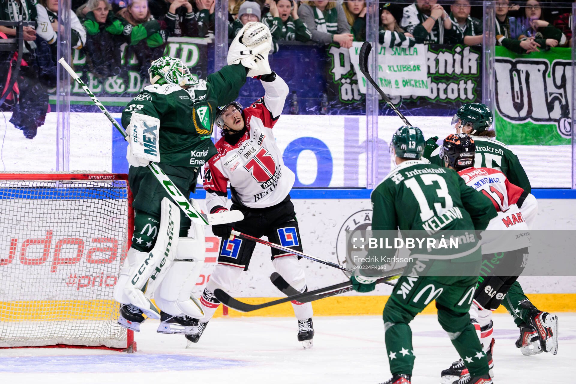 Färjestads målvakt Maxime Lagacé