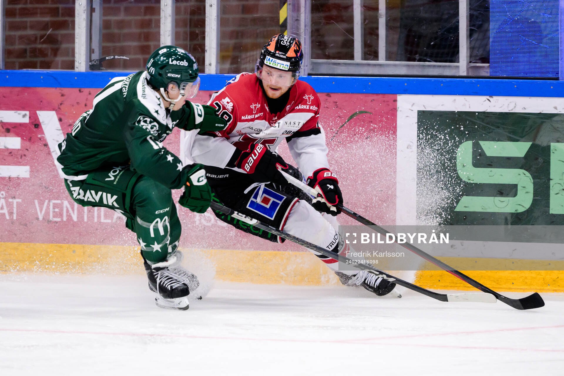 Färjestads Joakim Nygård och Örebros Linus Arnesson