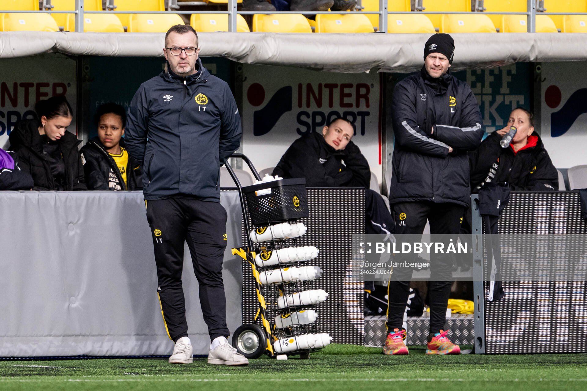 Elfsborgs tränare Ismet Tursic och assisterande tränare