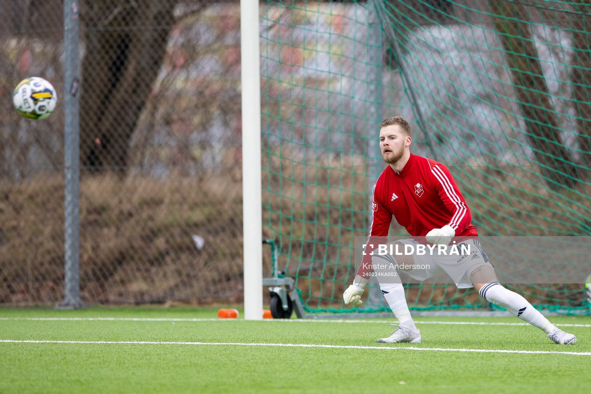Östers IFs målvakt Robin Wallinder