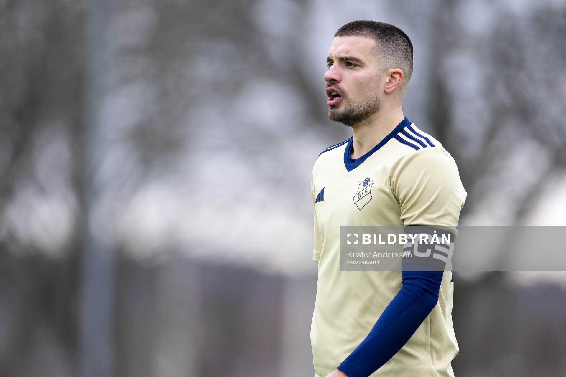 Östers IFs <ös20under fotbollsmatchen i Svenska Cupen