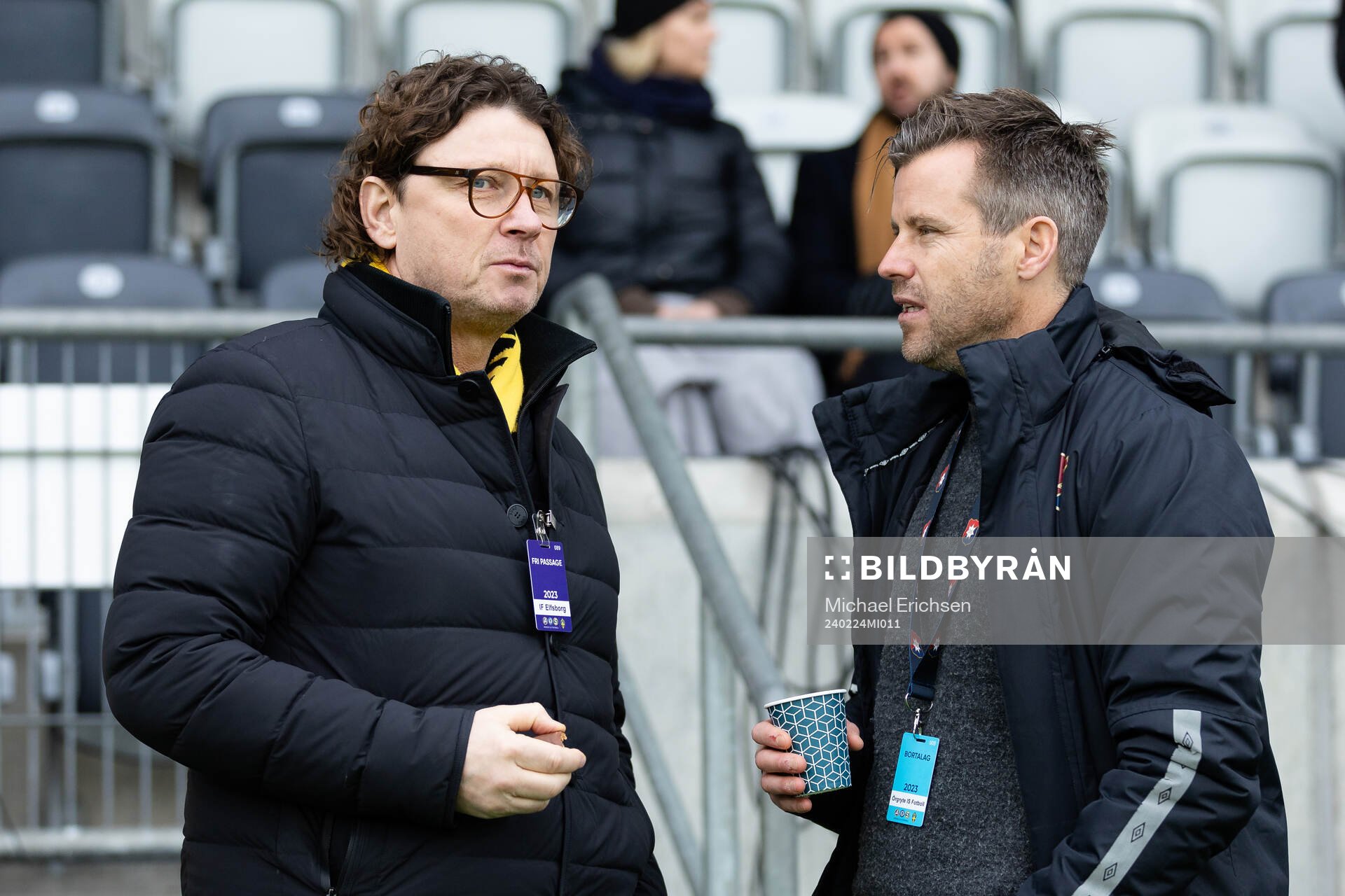 Elfsborgs sportchef Stefan Andreasson och Örgrytes