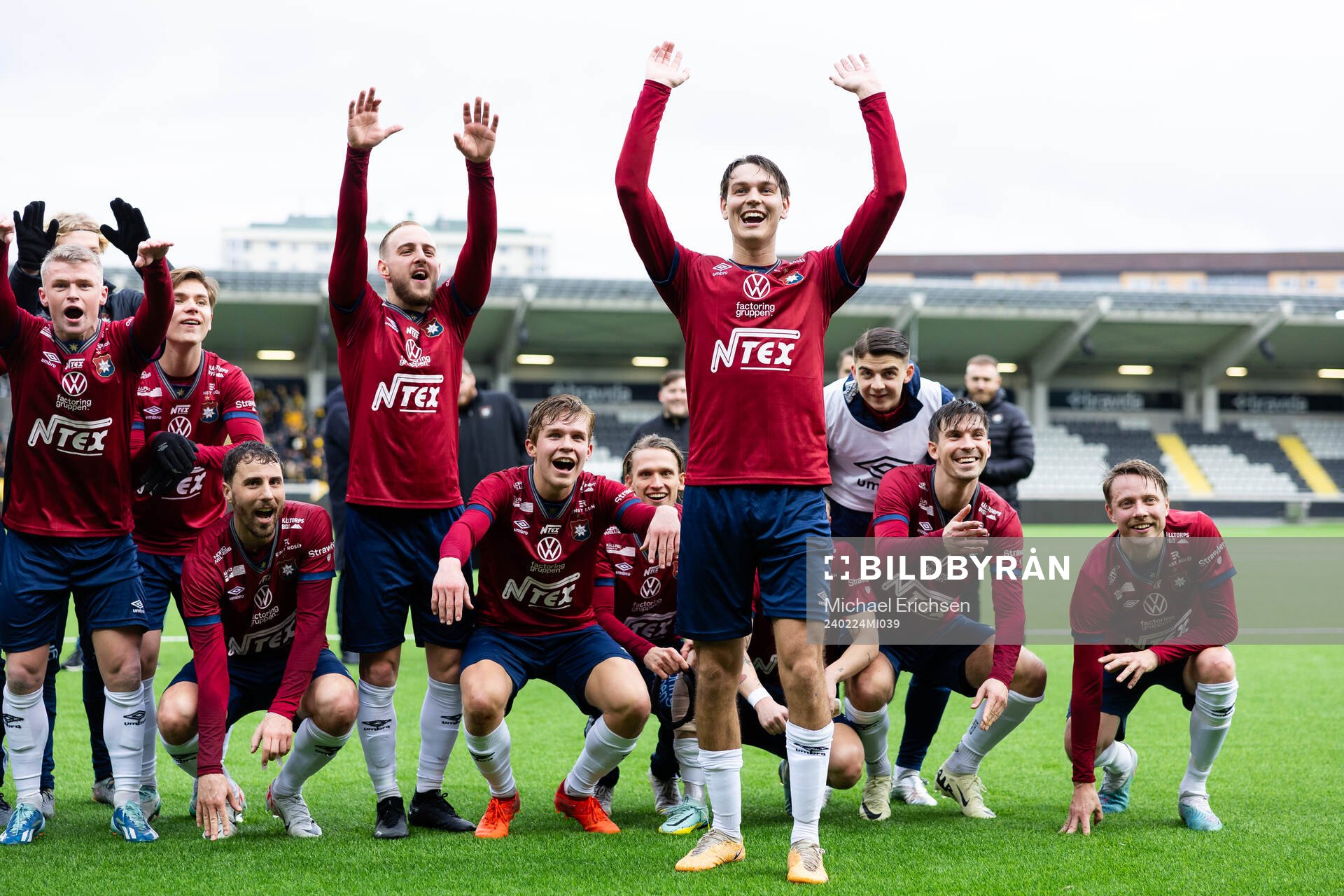 Örgrytes Noah Christoffersson jublar