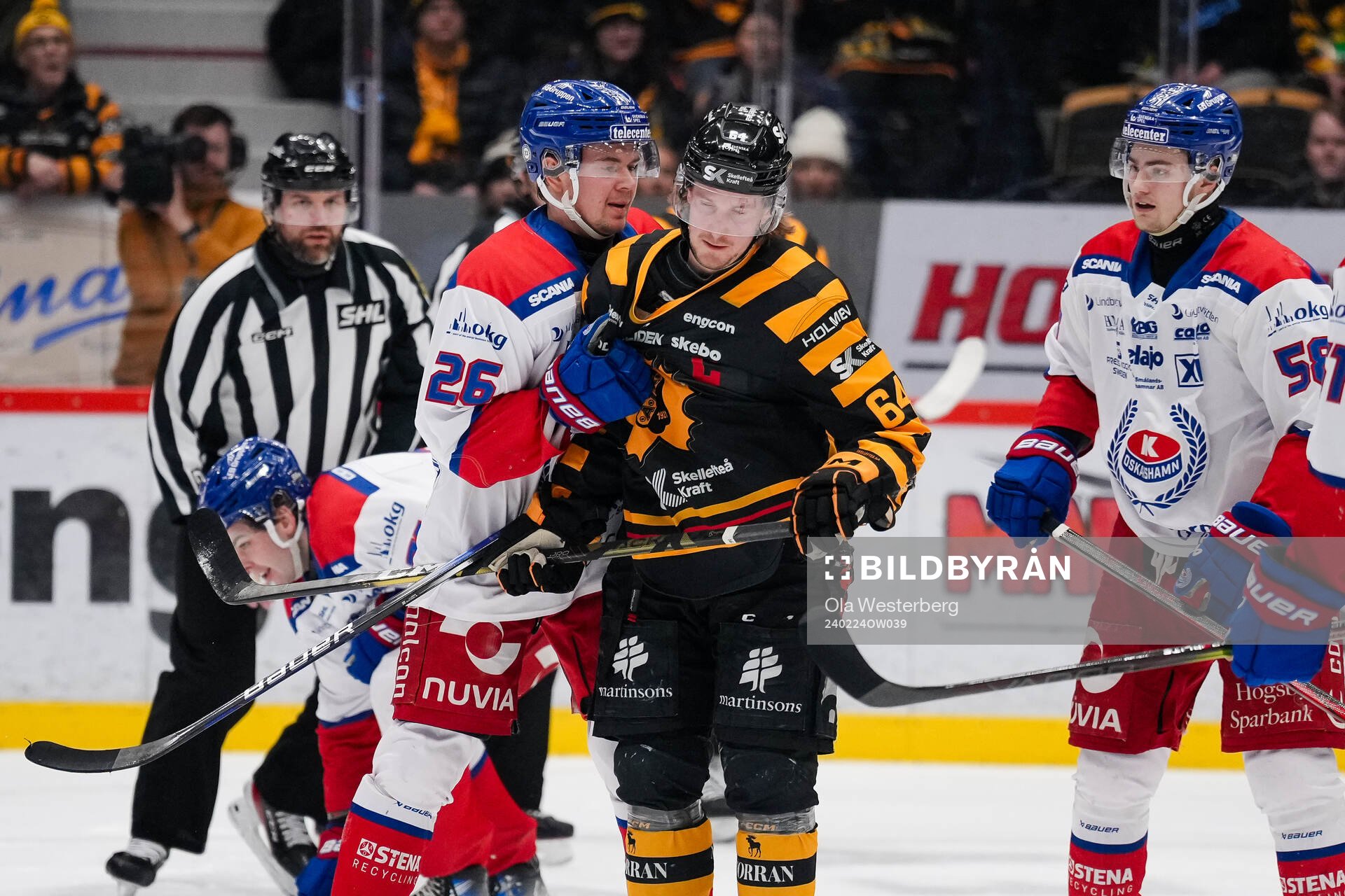 Oskarshamns Lukas Pilö och Skellefteås Jonathan Pudas