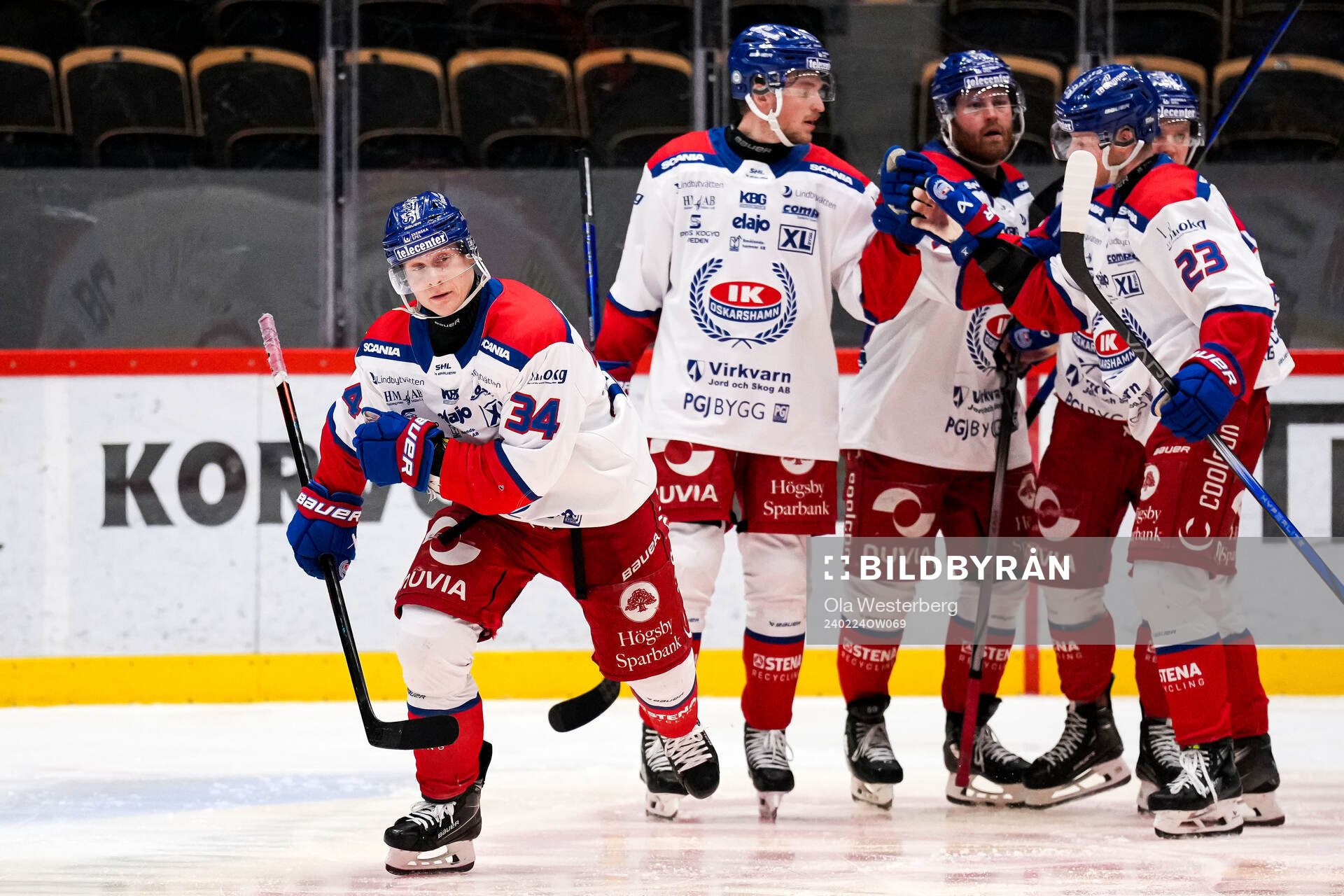 Oskarshamns Olli Palola jublar