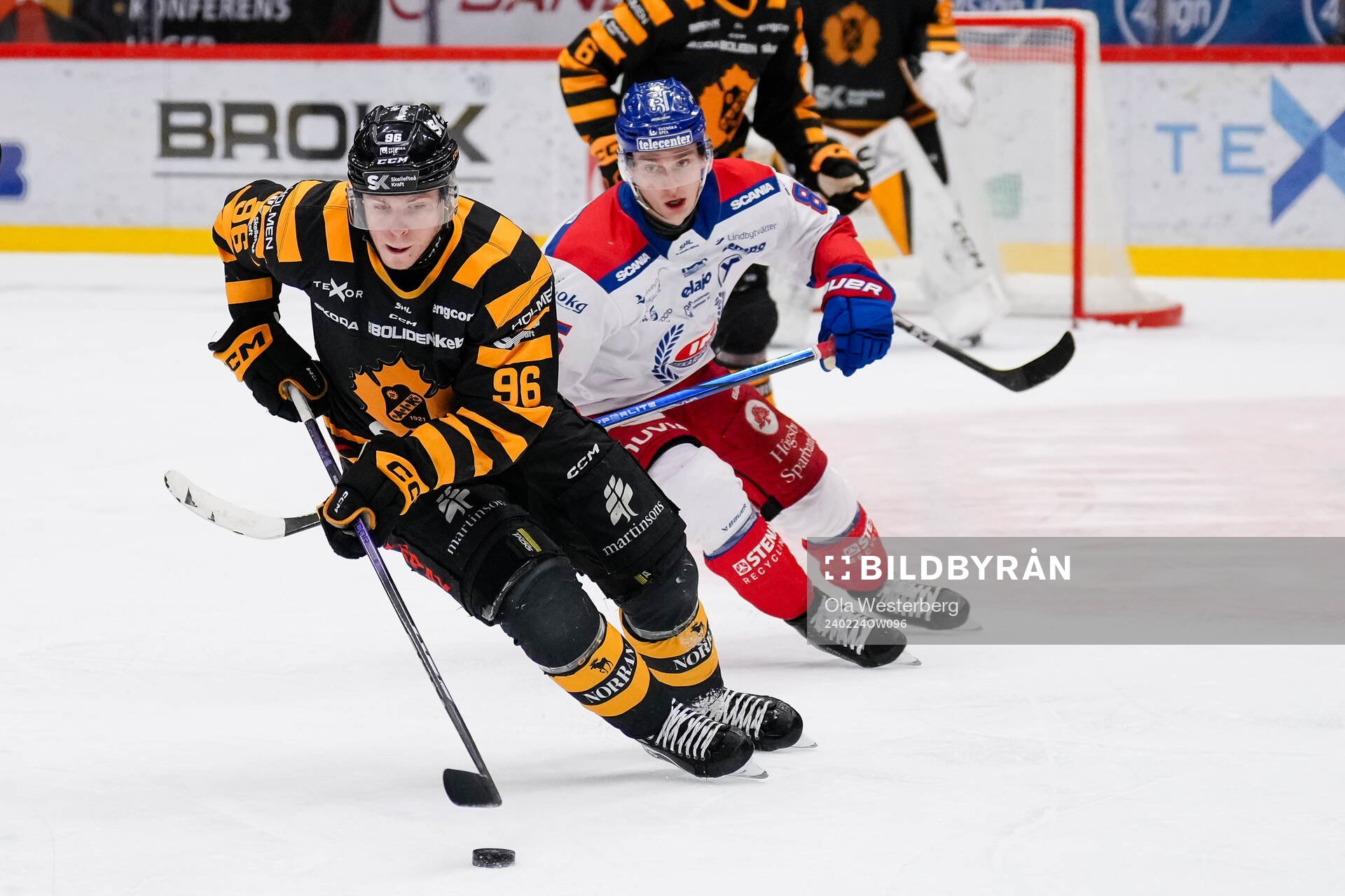 Skellefteås Rickard Hugg och Oskarshamns Lukas Jasek
