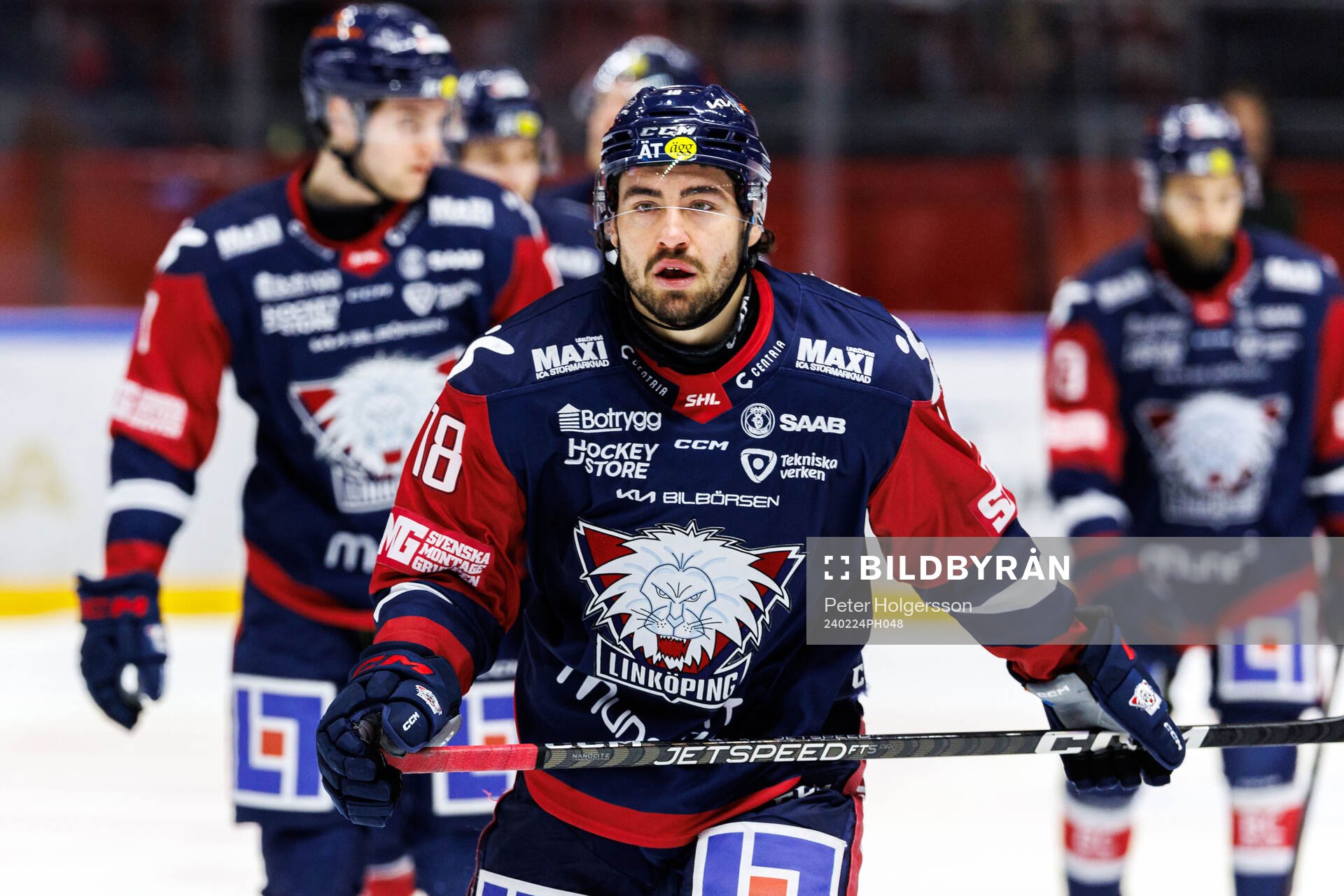 Linköpings Remi Elie jublar