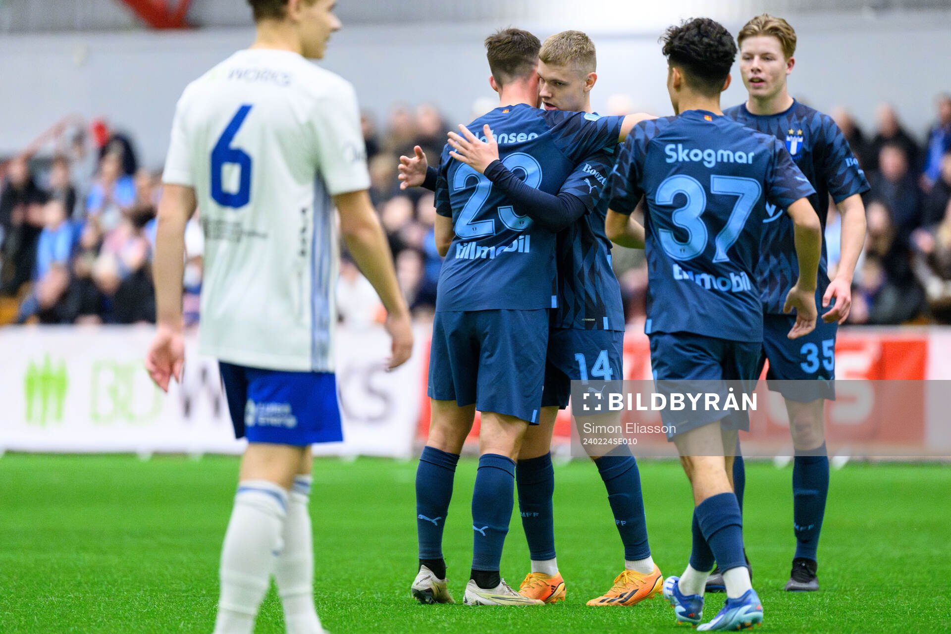 Malmö FFs Lasse Berg Johnsen och Sebastian Jörgensen