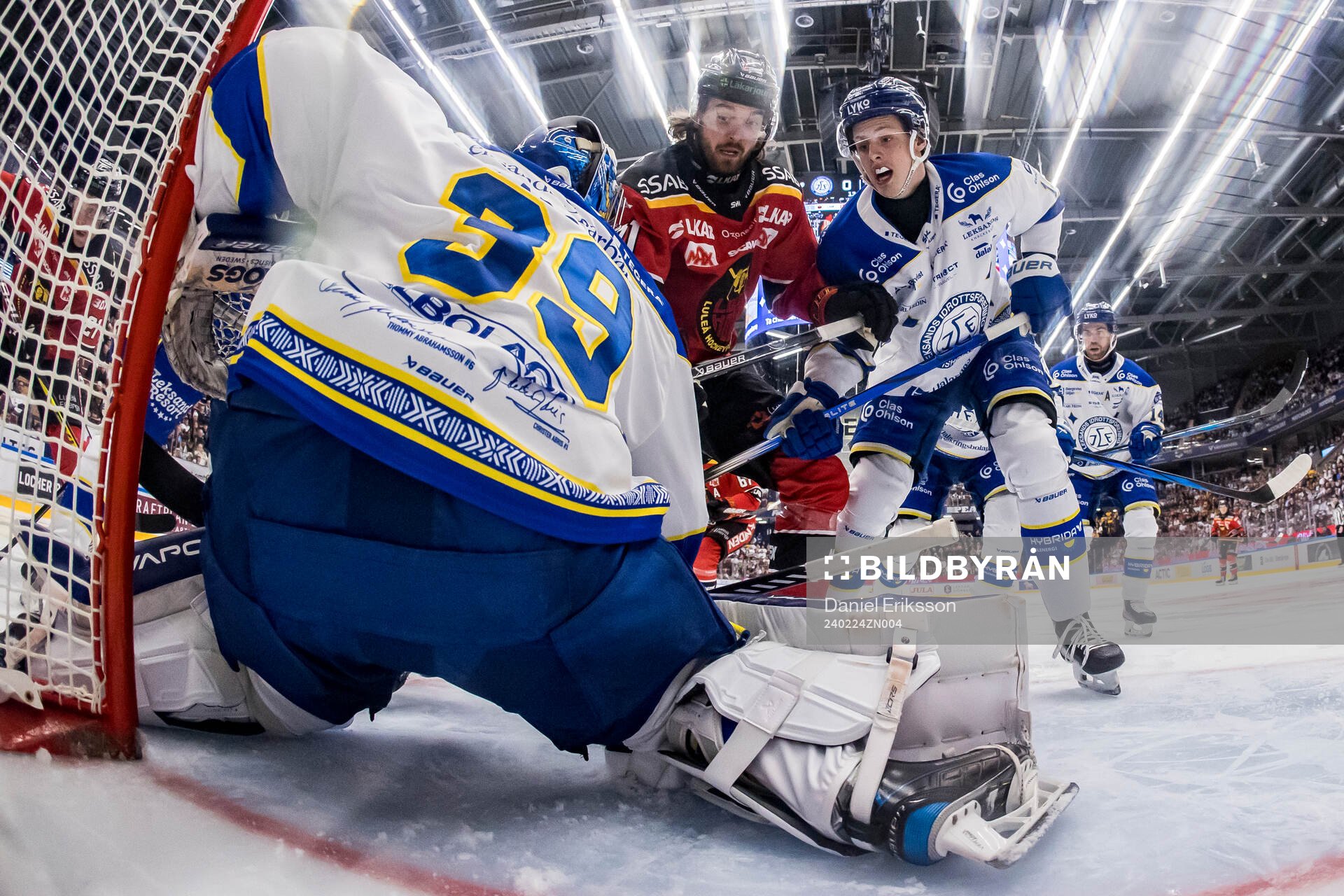 Luleås Adam Brodecki och Leksands Anton Johansson