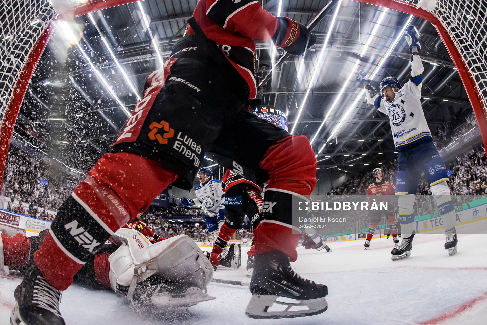 Leksands Marek Hrivik jublar