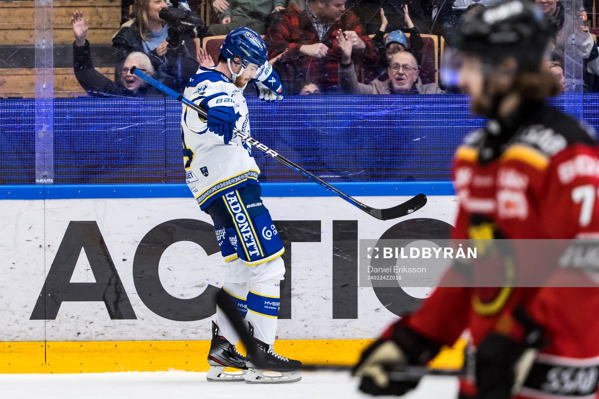 Leksands Peter Cehlarik jublar