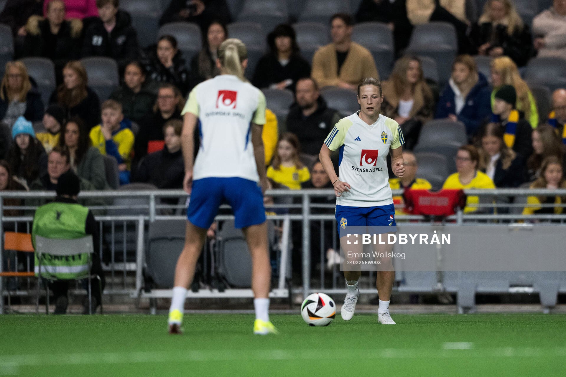 Anna Anvegård of Sweden of the women's national football