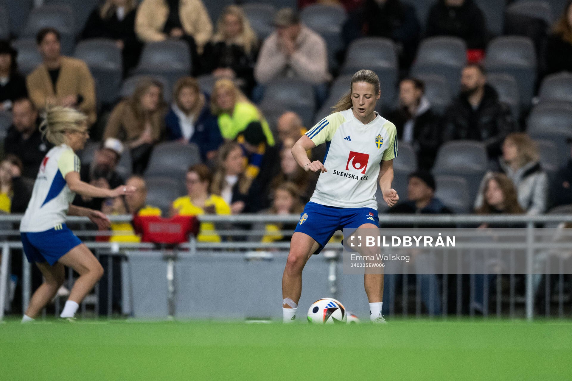 Anna Anvegård of Sweden of the women's national football