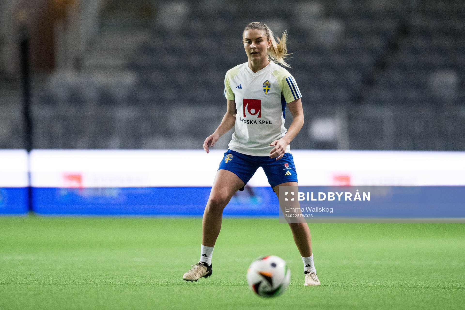 Amanda Nildén of Sweden of the women's national football
