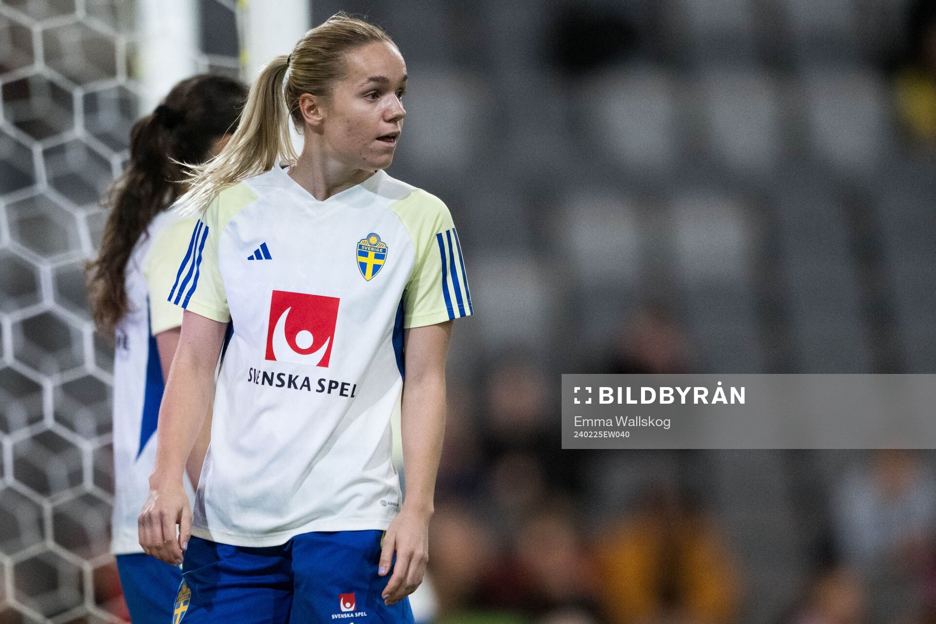 Hanna Lundkvist of Sweden of the women's national football