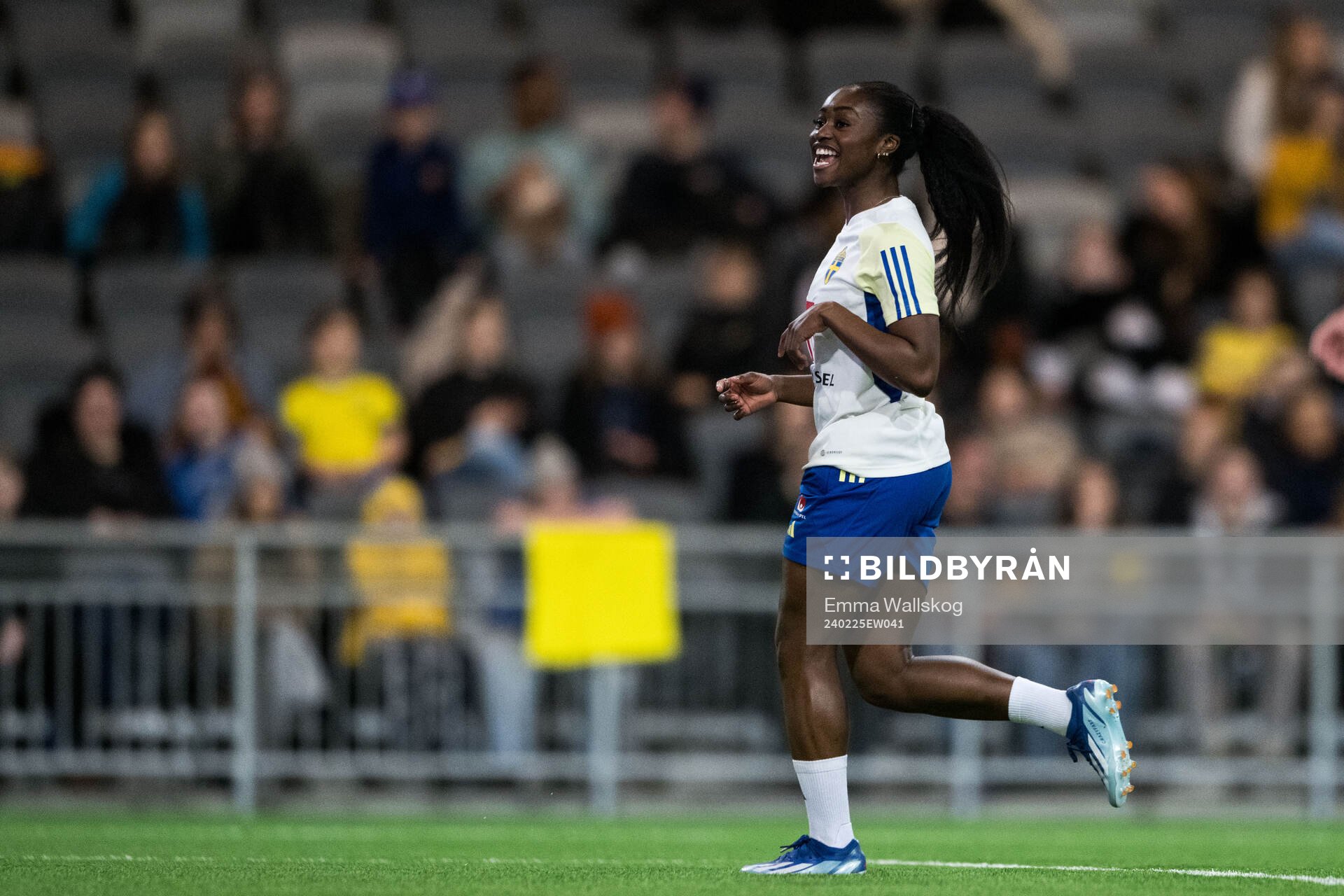 Monica Jusu Bah of Sweden of the women's national football
