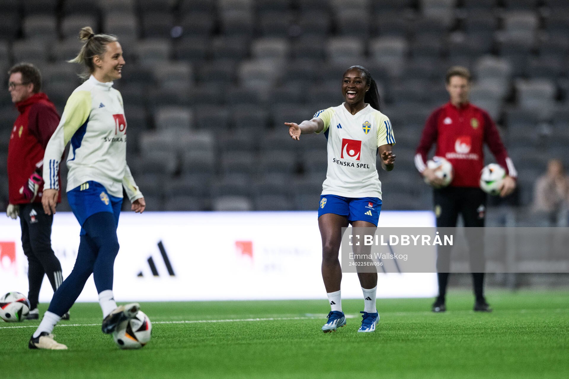 Monica Jusu Bah of Sweden of the women's national football