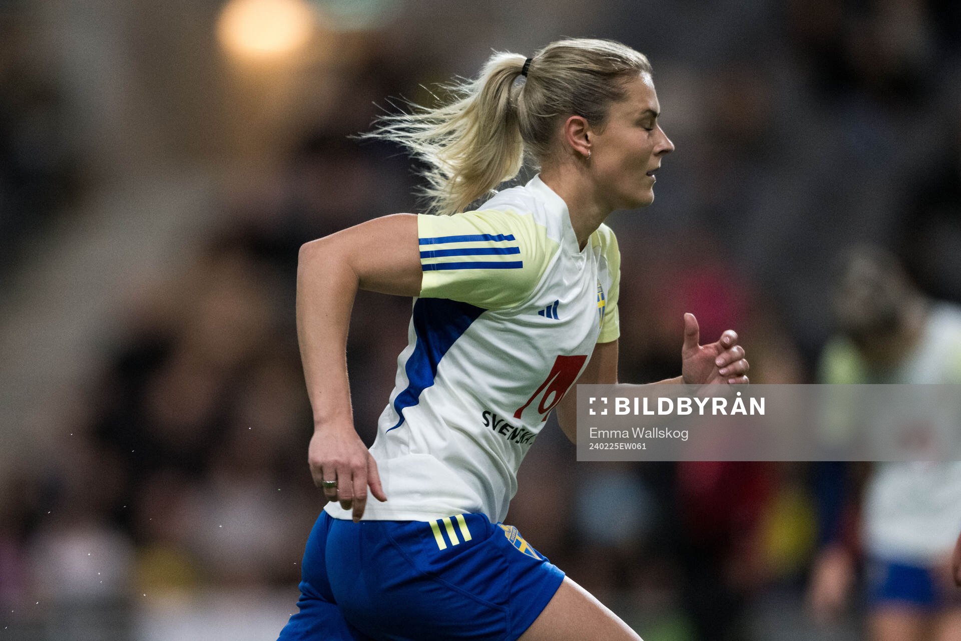 Amanda Nildén of Sweden of the women's national football
