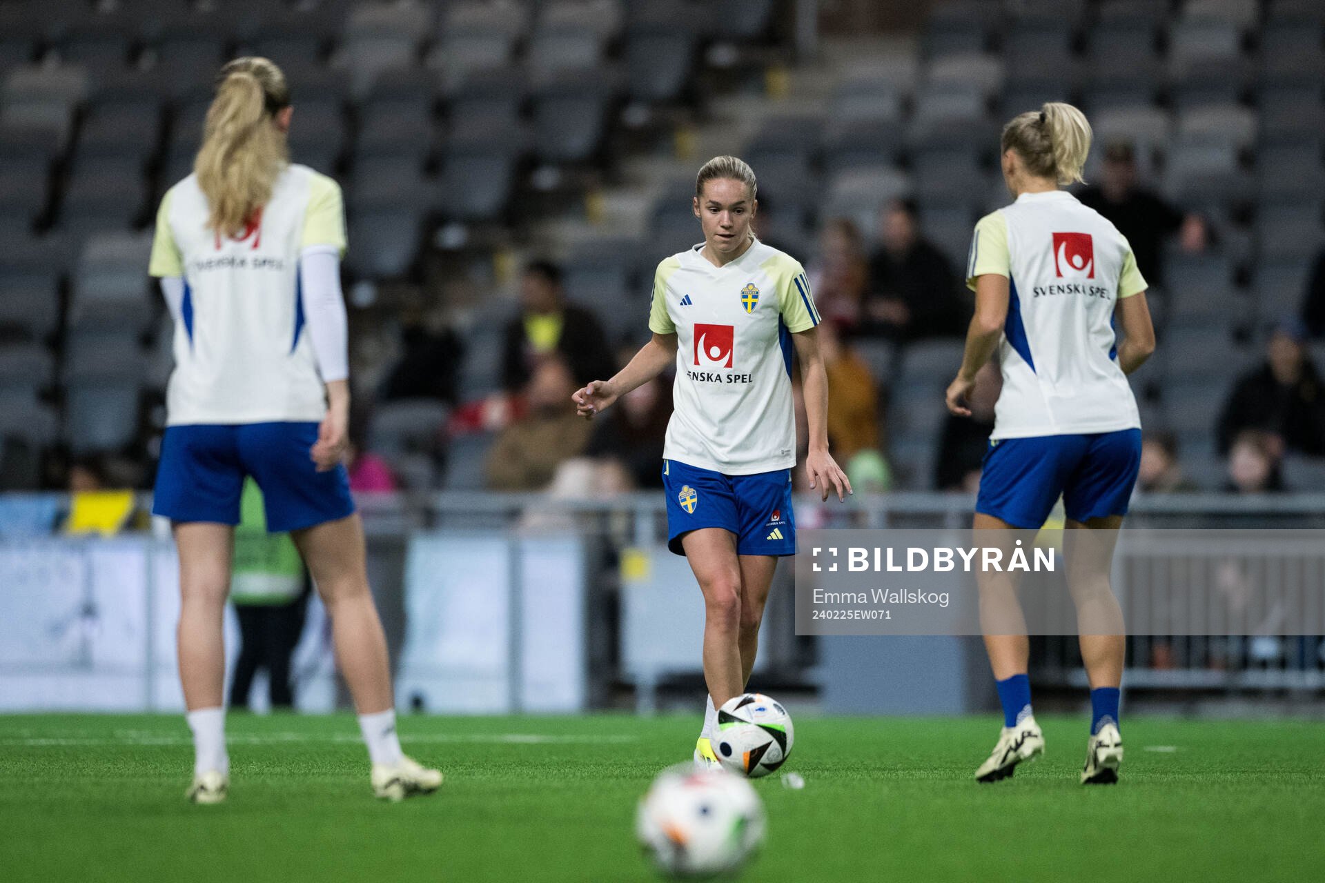 Hanna Lundkvist of Sweden of the women's national football
