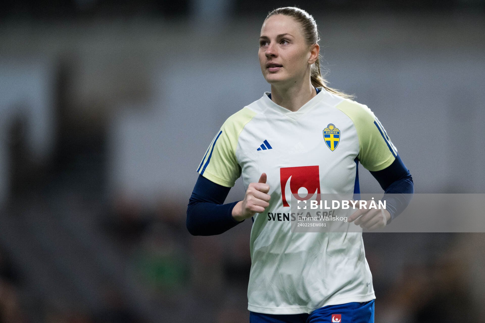 Goalkeeper Tove Enblom of Sweden of the women's national