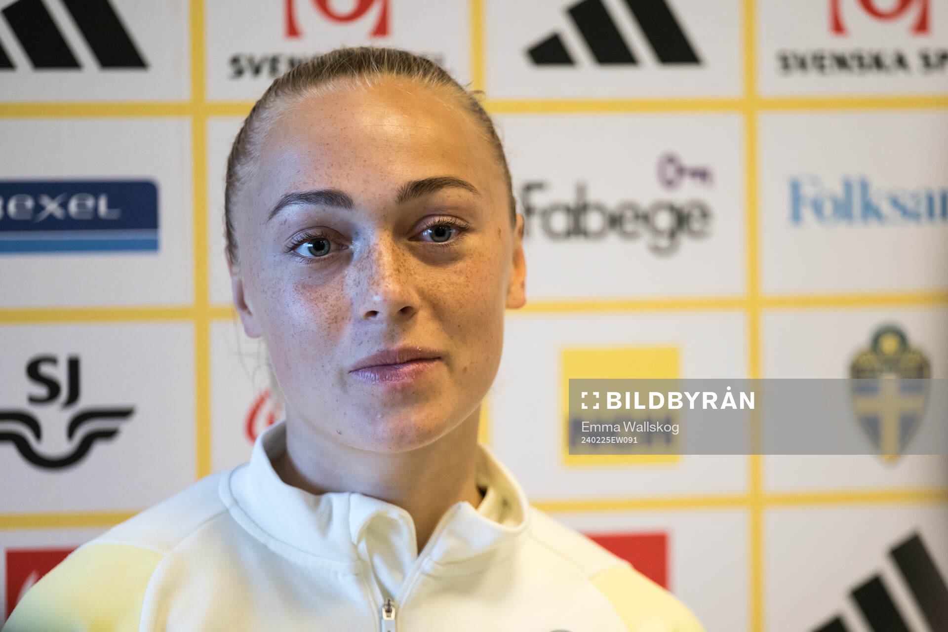 Hanna Bennison of the women's national football team of