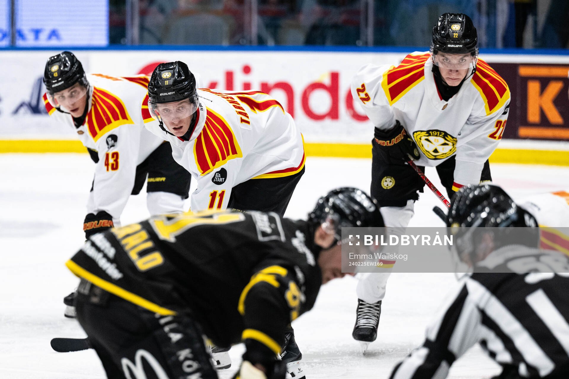 Brynäs Noel Nordh, Oliver Tärnström och Kasper Larsen