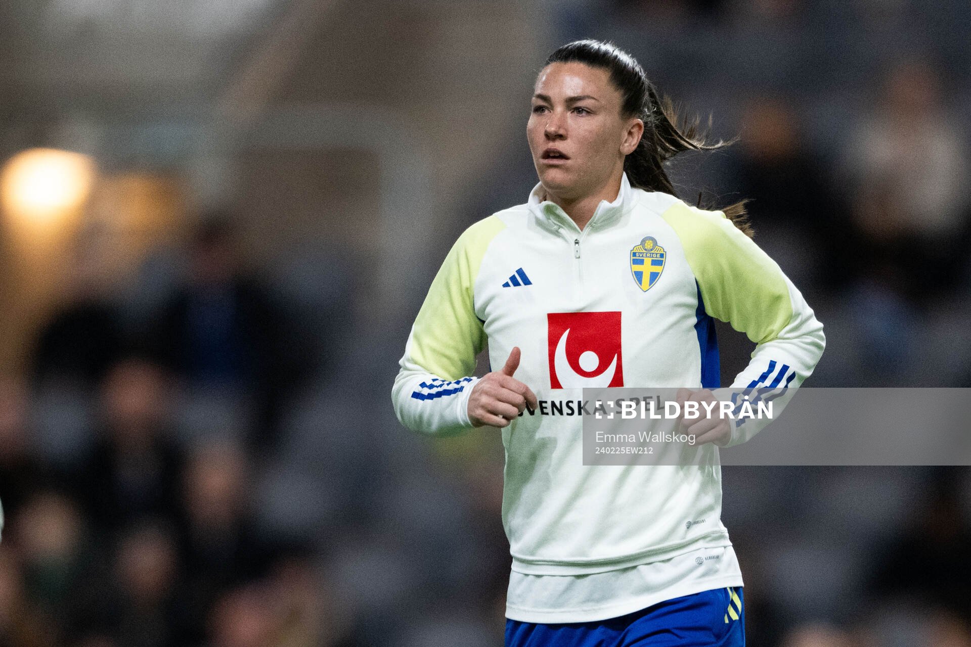 Pauline Hammarlund of the women's national football team of