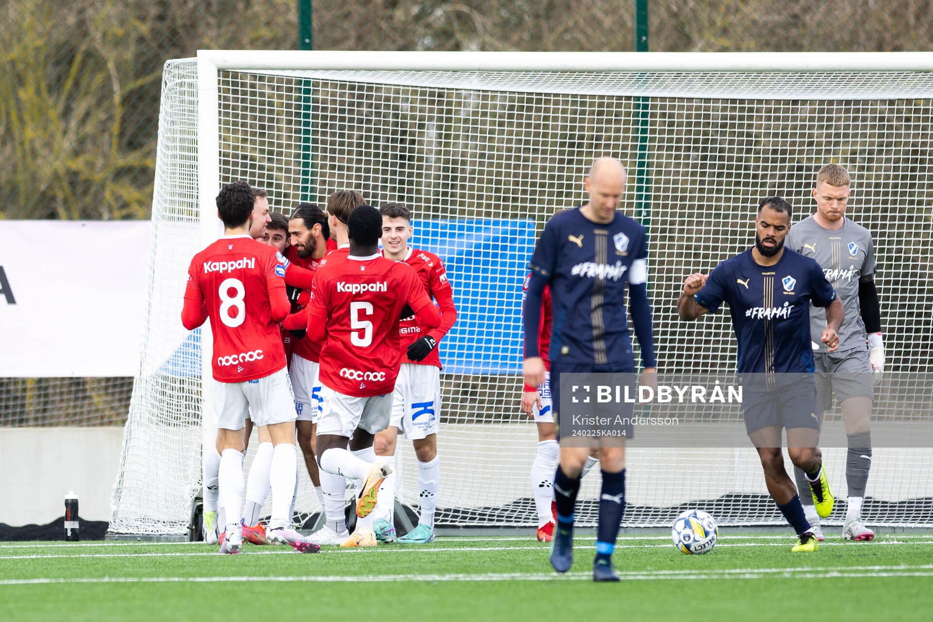 Trelleborgs spelare jublar