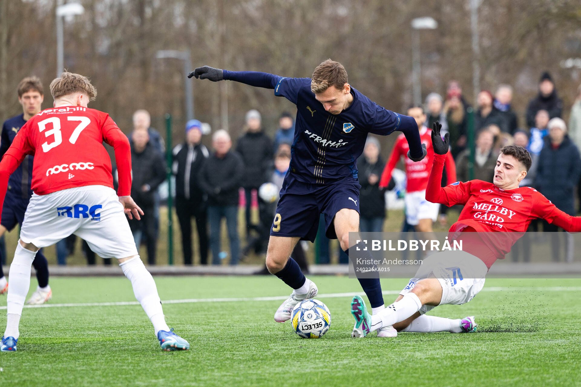 Halmstads Viktor Granath och Trelleborgs Eren Alievski