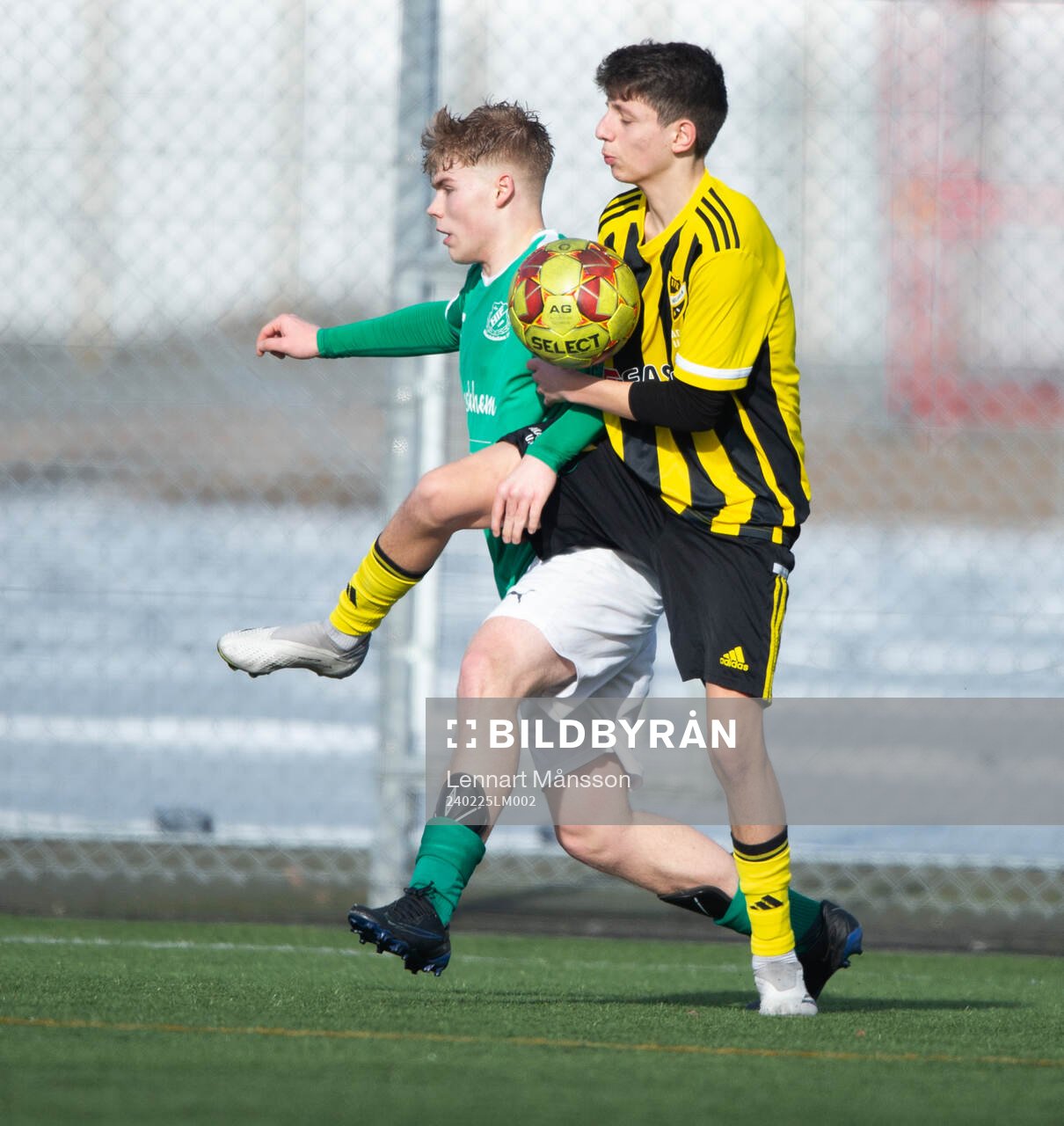 IFK Hässleholms Omar Saboni i träningsmatchen mellan IFK