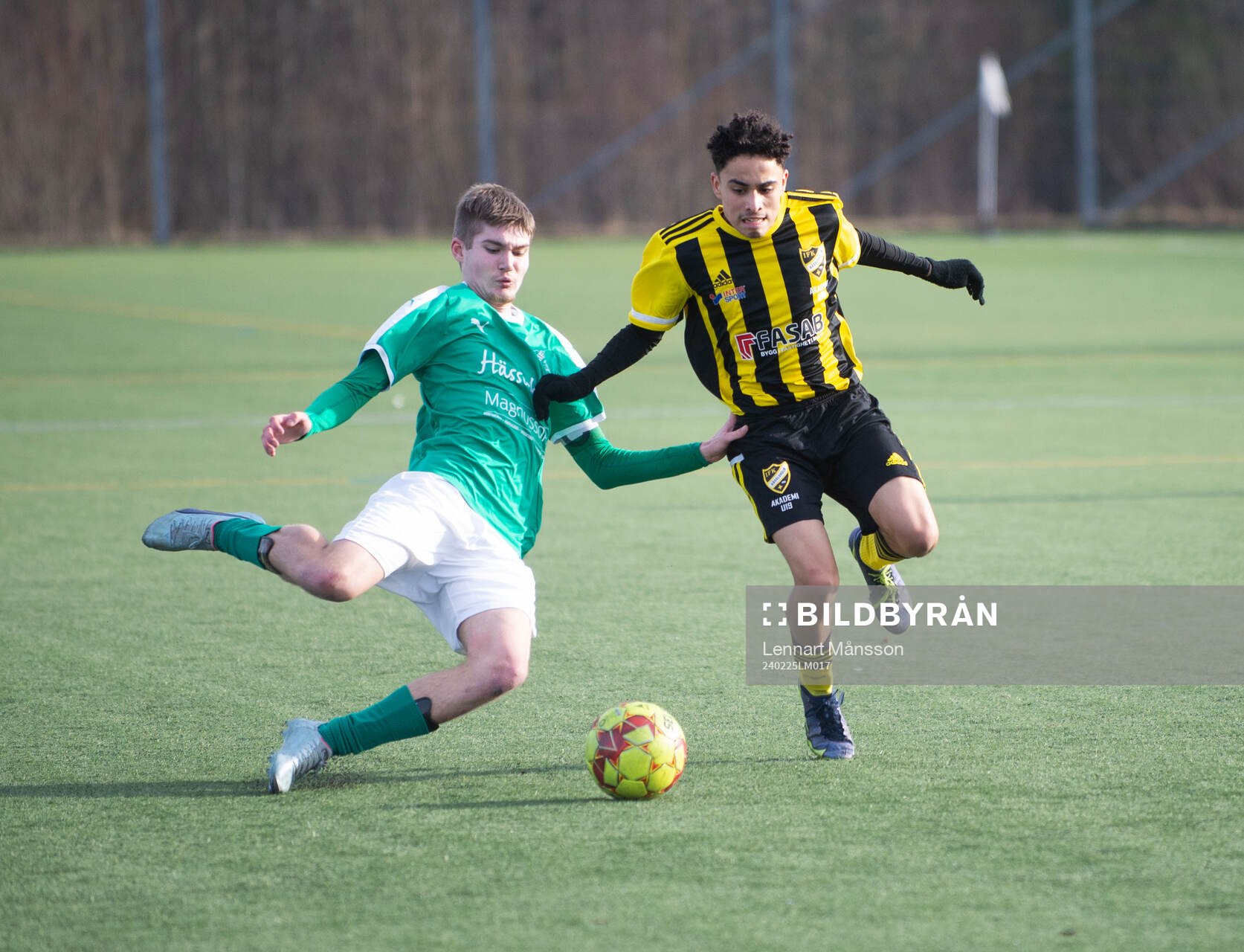 IFK Hässleholms Zidana Sala i träningsmatchen mellan IFK
