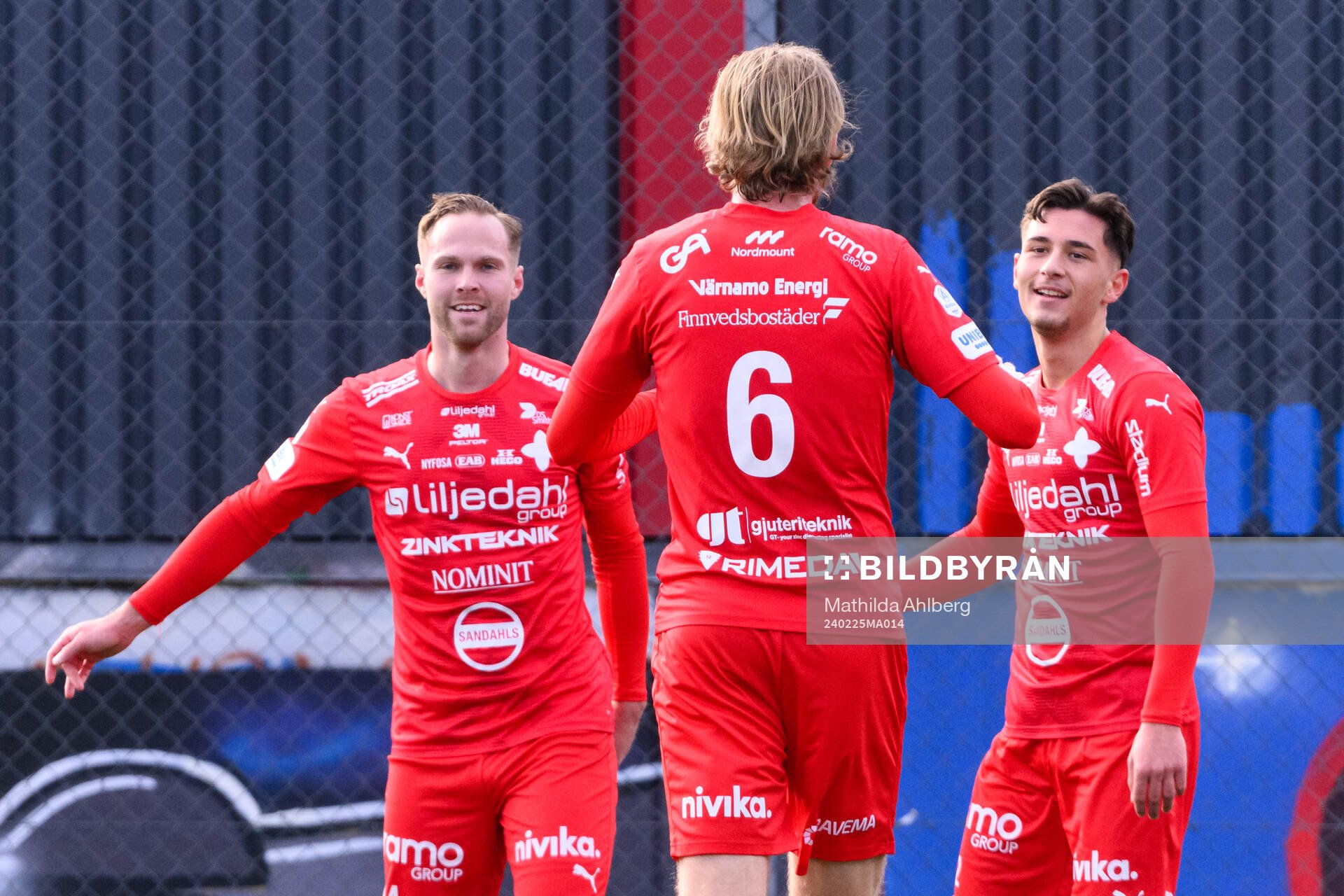 Värnamos Gustav Engvall, Kenan Bilalovic jublar