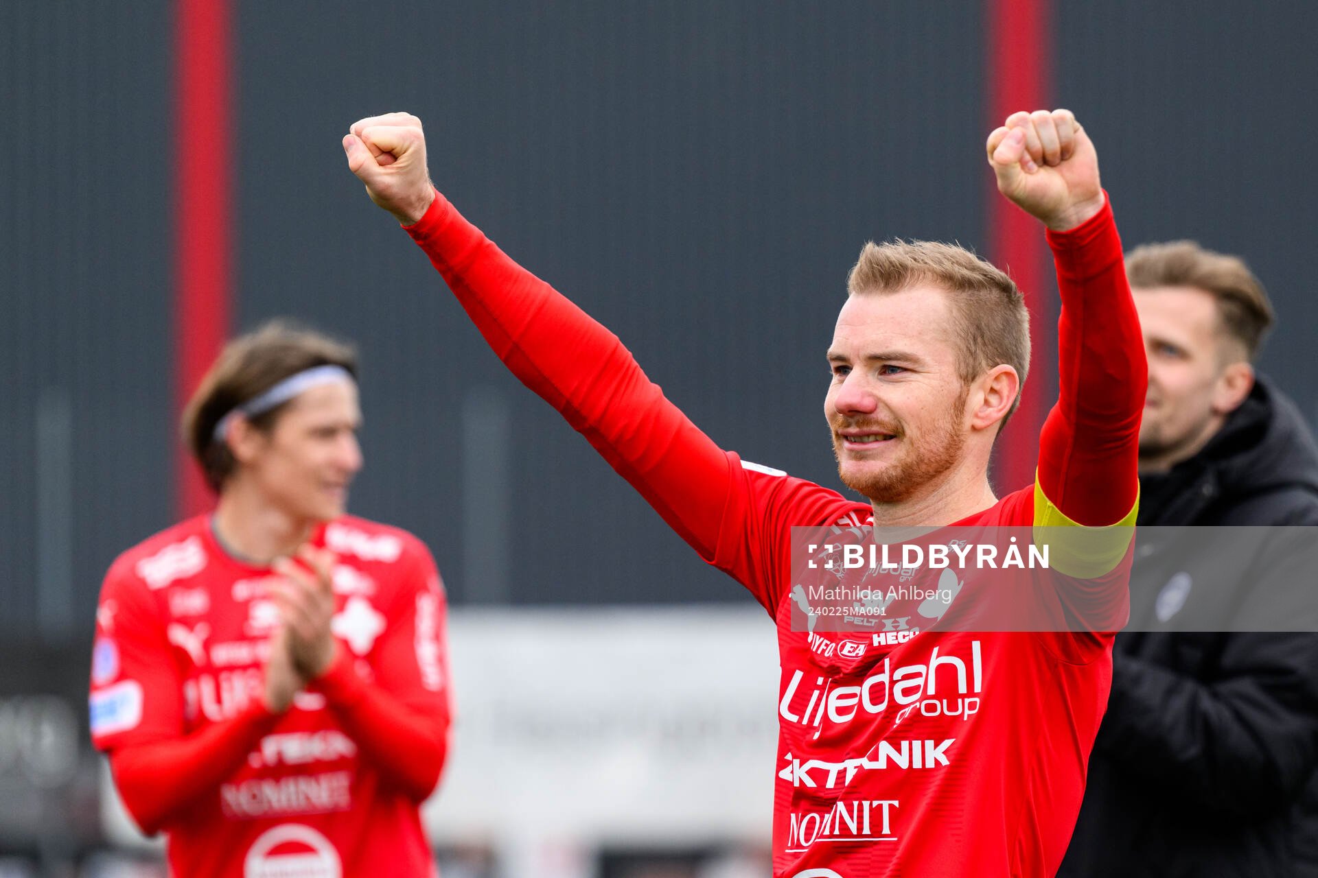 Värnamos Freddy Winsth jublar