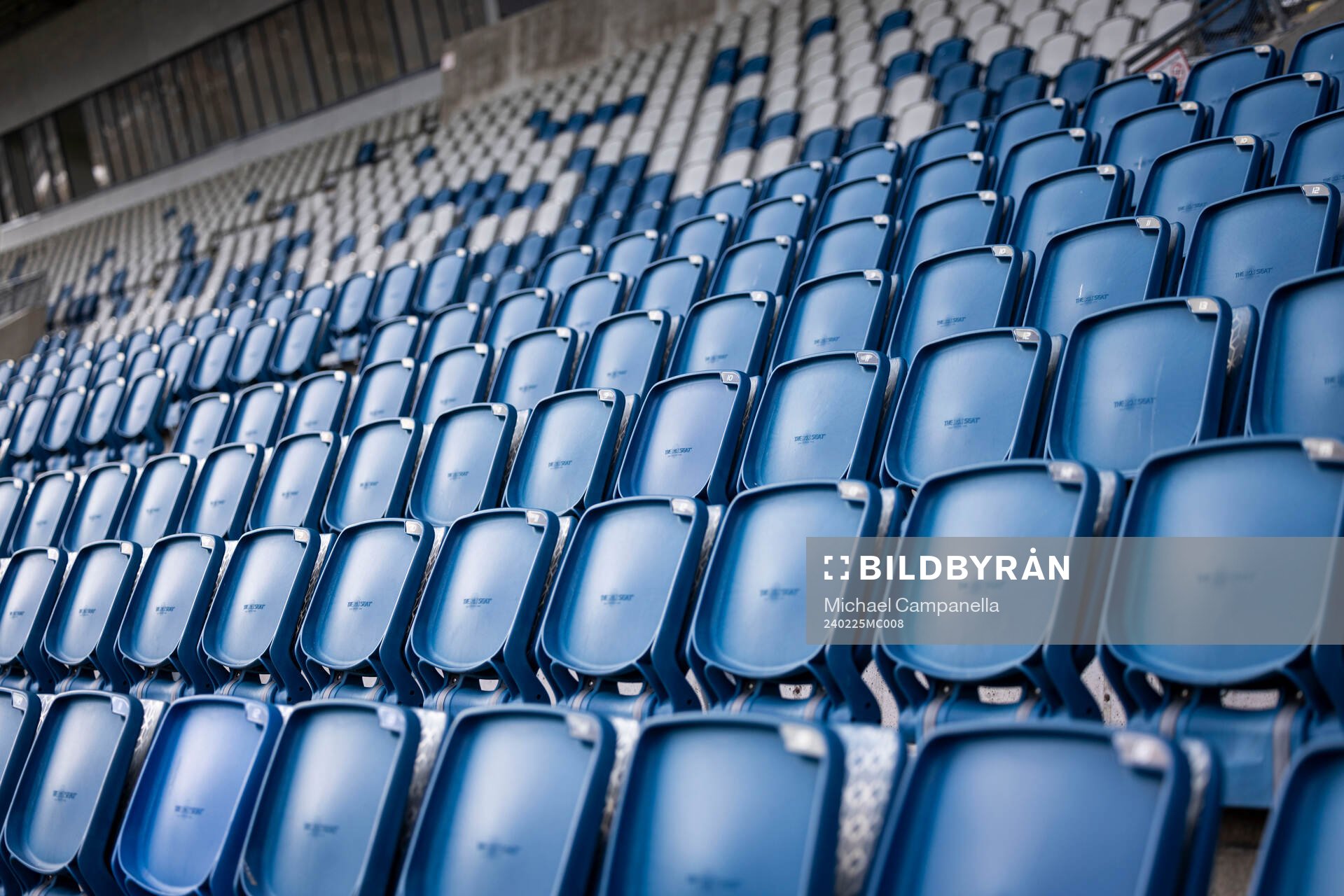 Läktaren på Södertälje fotbollsarena