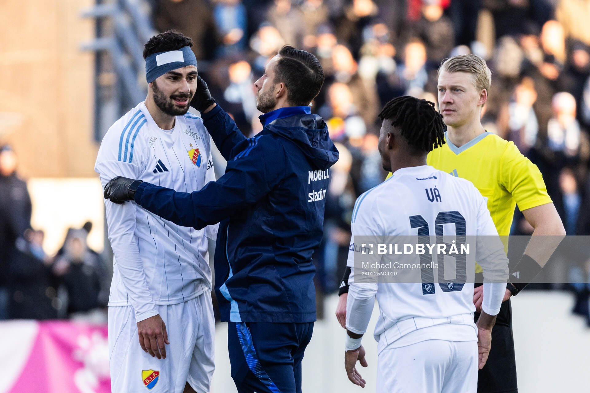 Djurgårdens Deniz Hummet och Felix Va