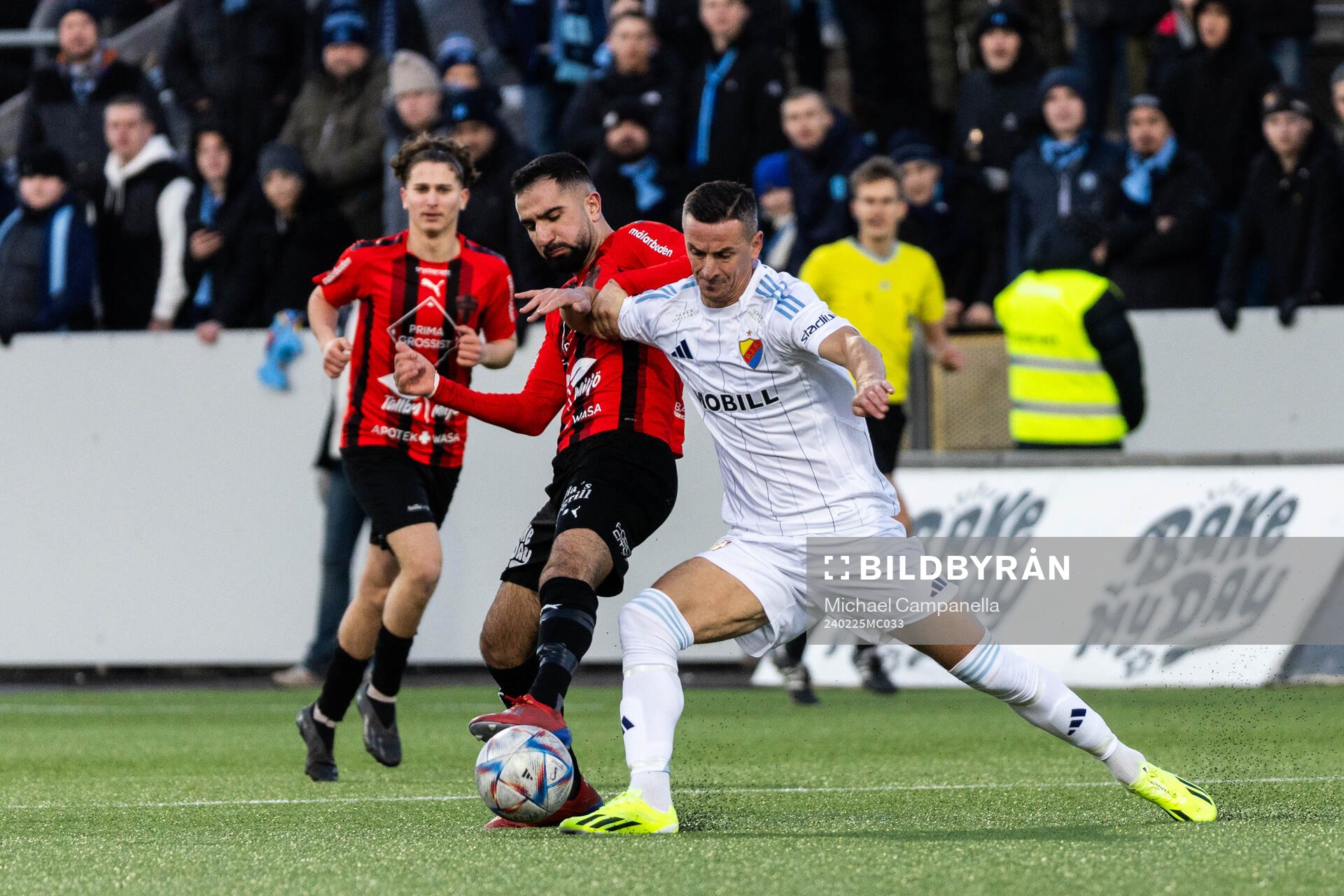Nordic Uniteds Gabriel Aphrem och Djurgårdens Haris