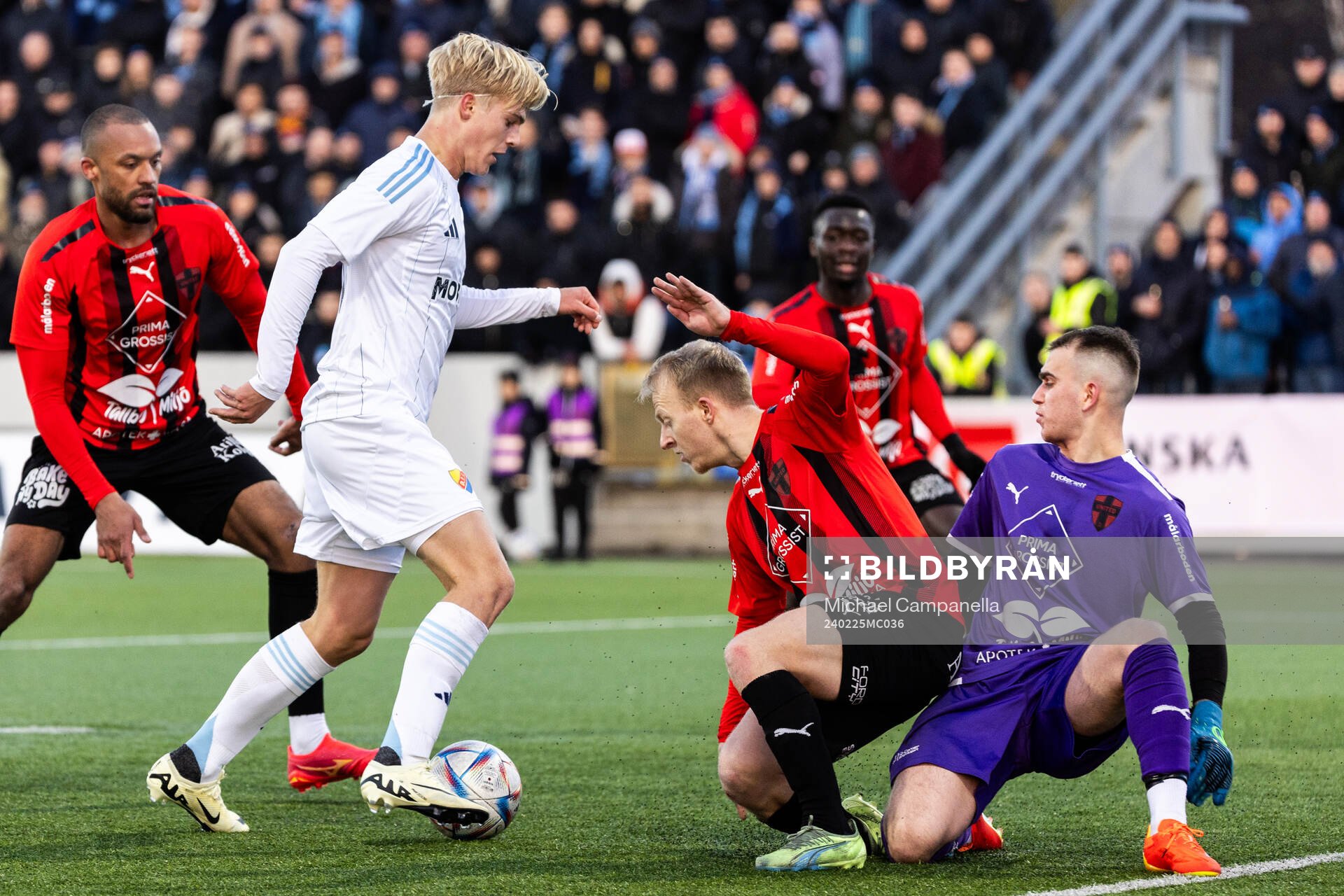 Djurgårdens Lucas Bergvall gör 0-4