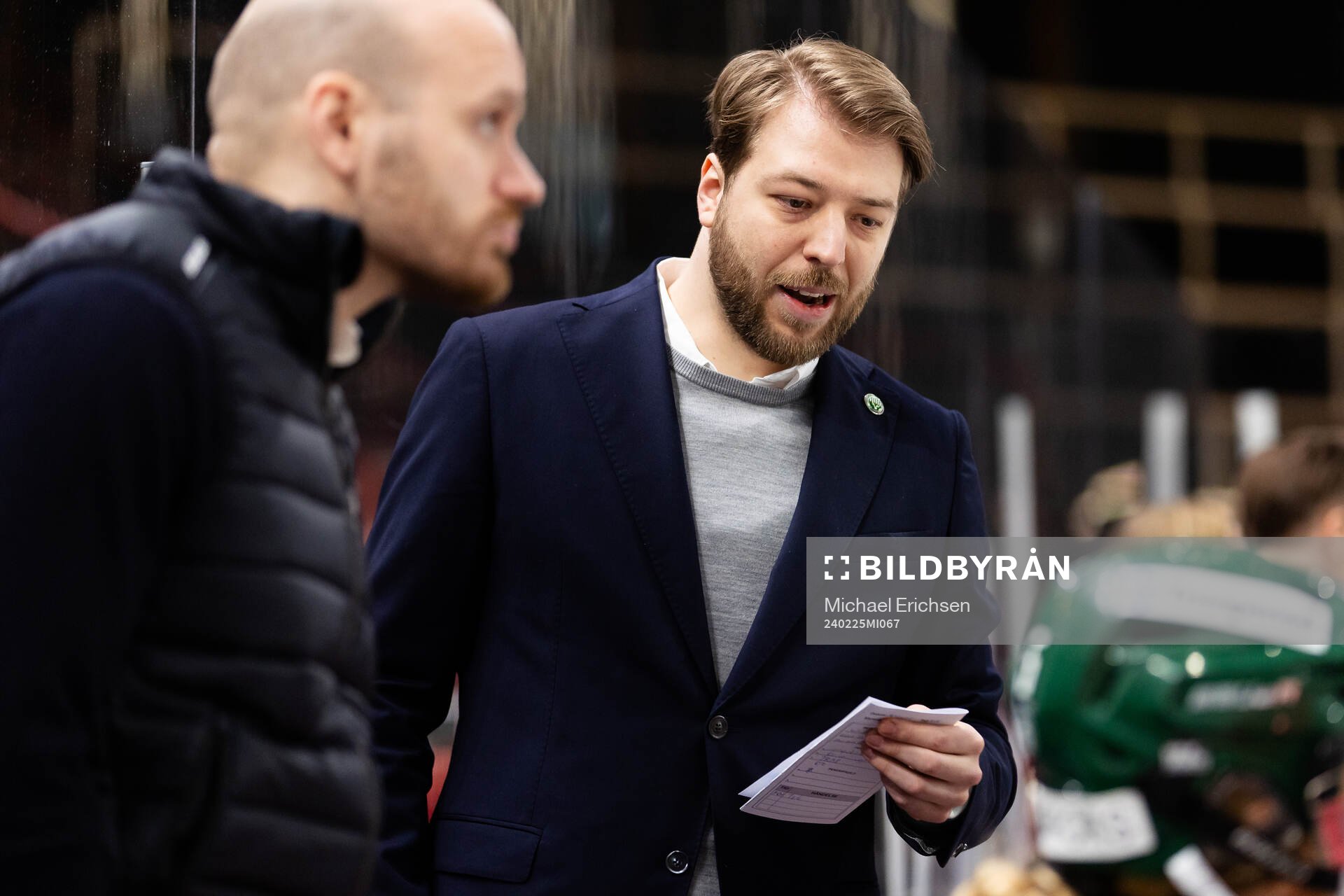 Frölundas assisterande tränare Marcus Anselm