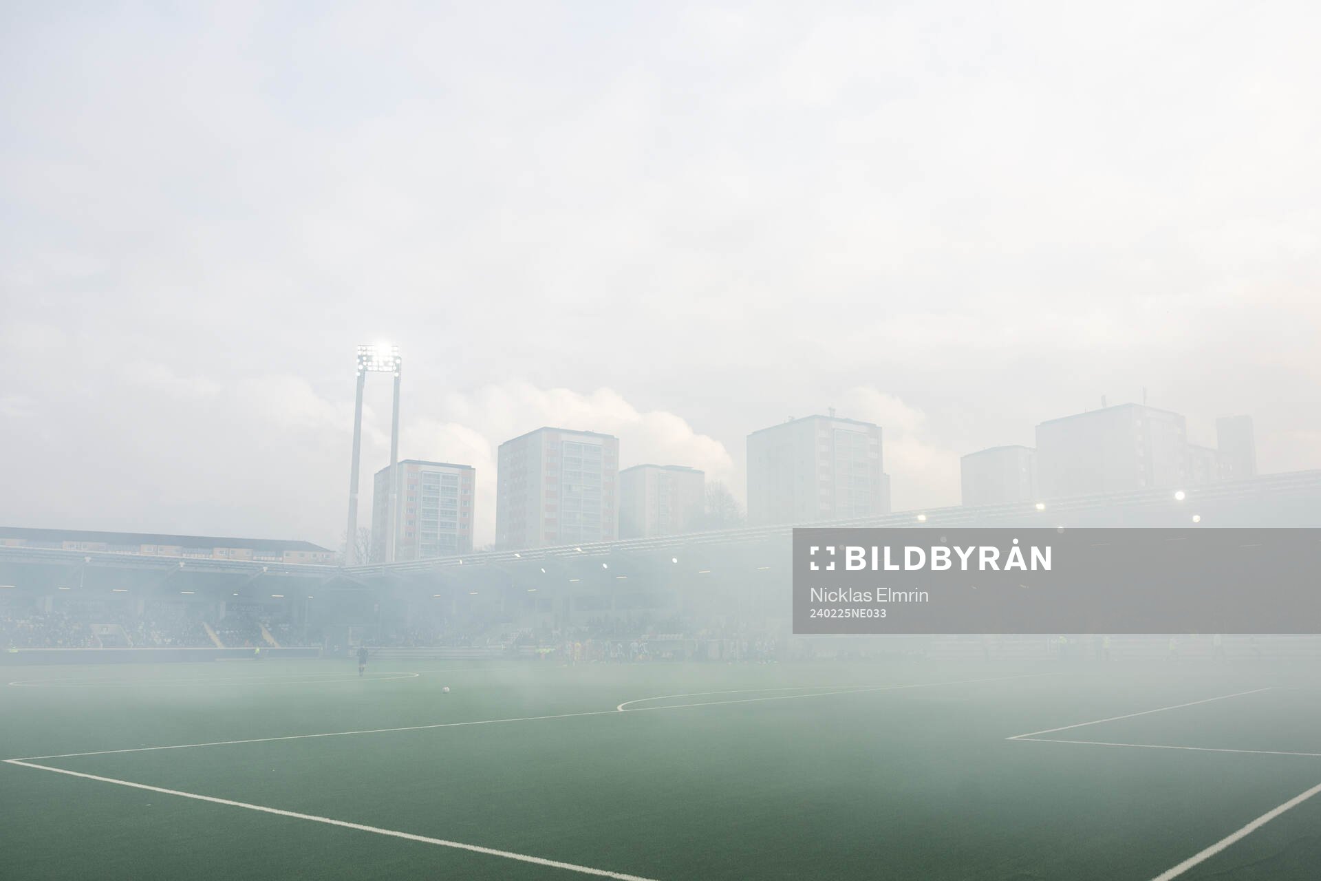 Rök från pyroteknik