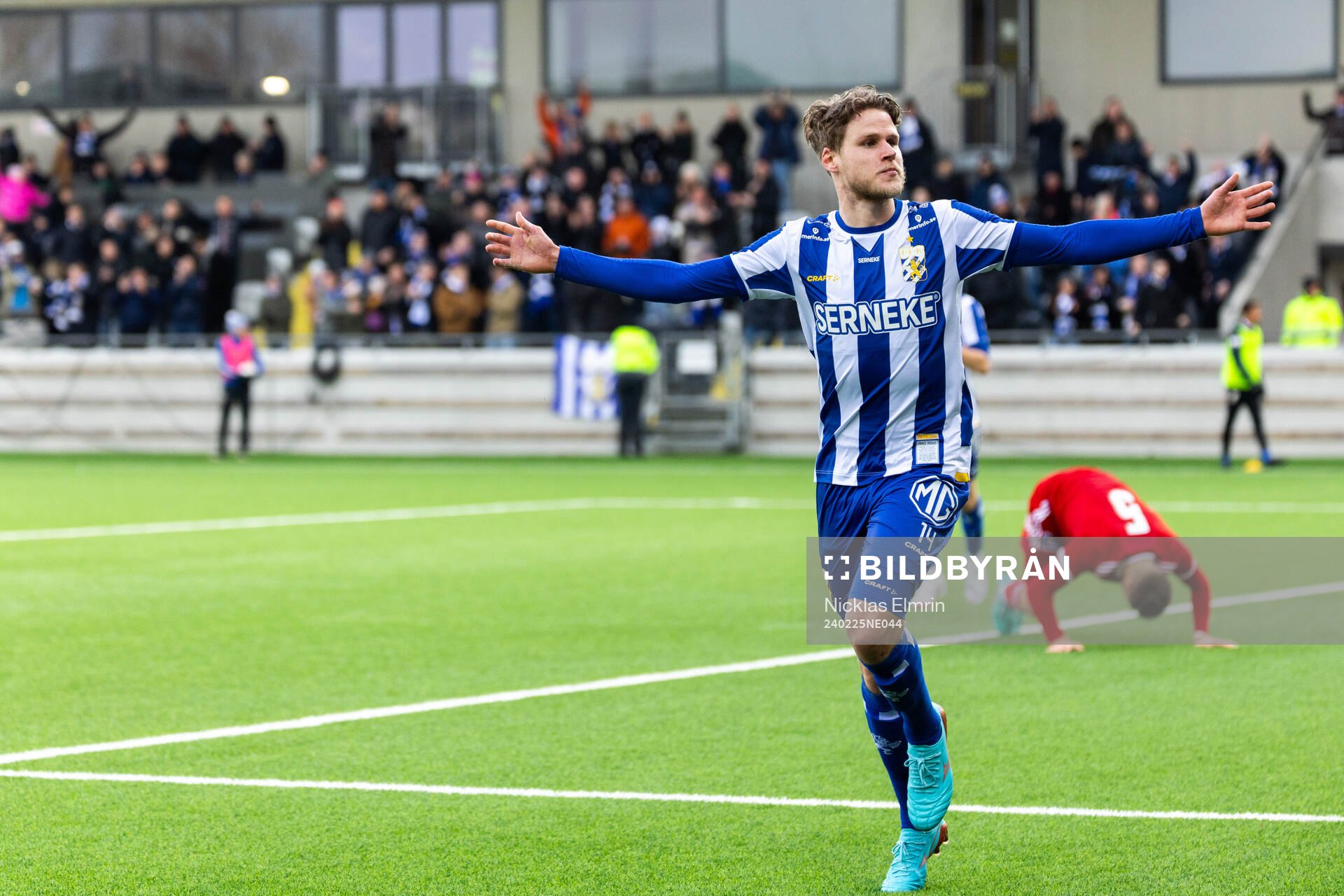 IFK Göteborgs Gustaf Norlin jublar