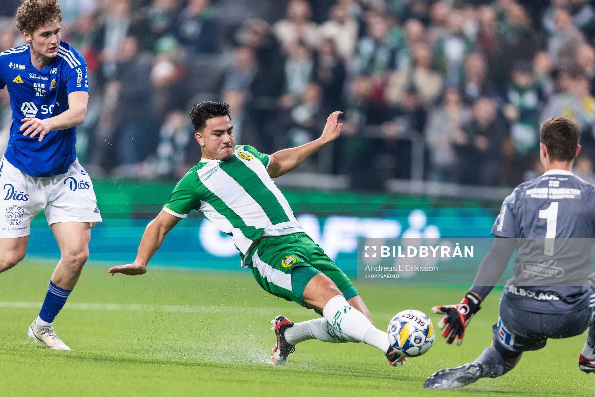Hammarbys Jusef Erabi gör 1-1 bakom GIF Sundsvalls
