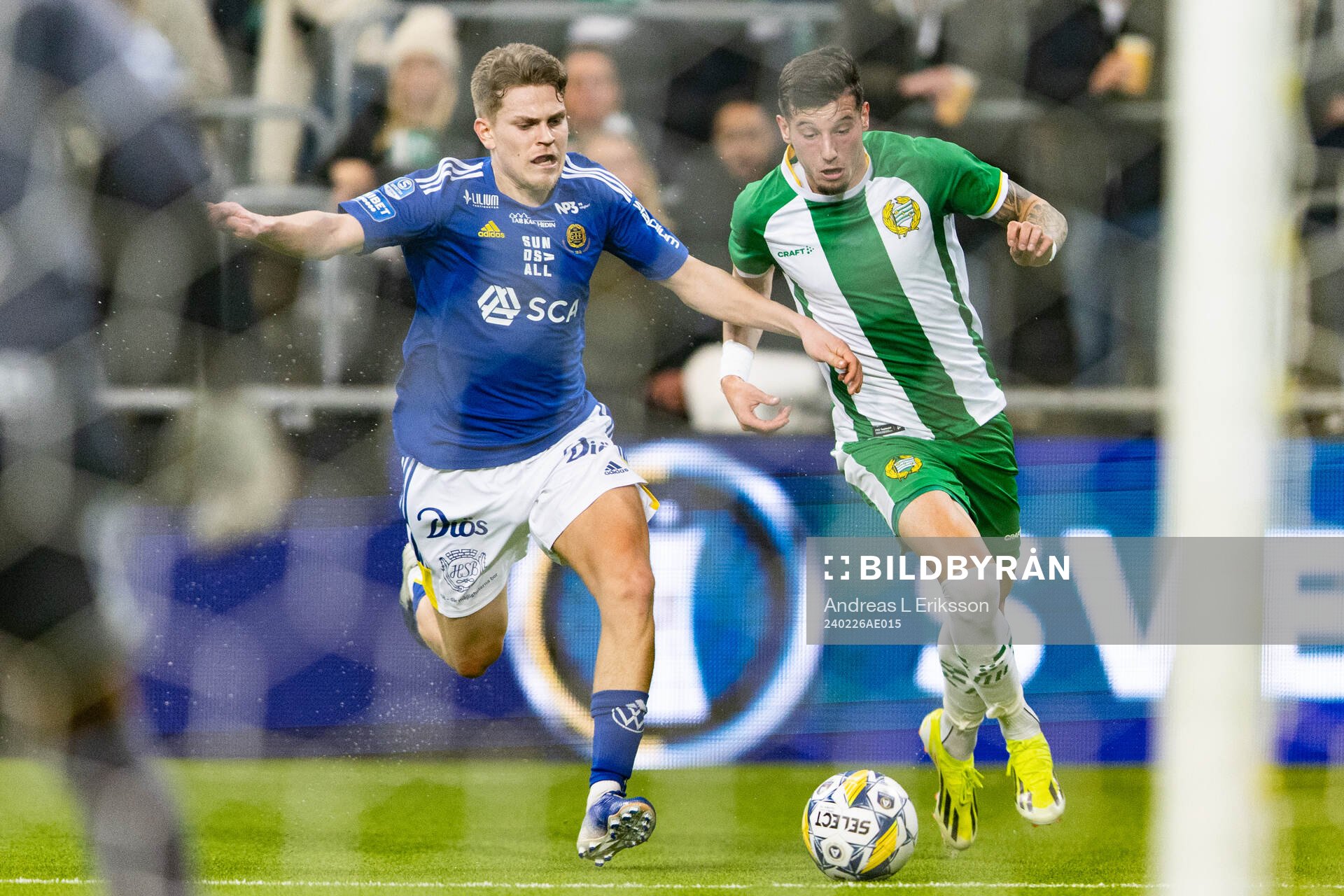 GIF Sundsvalls Edvard Carrick och Hammarbys Viktor