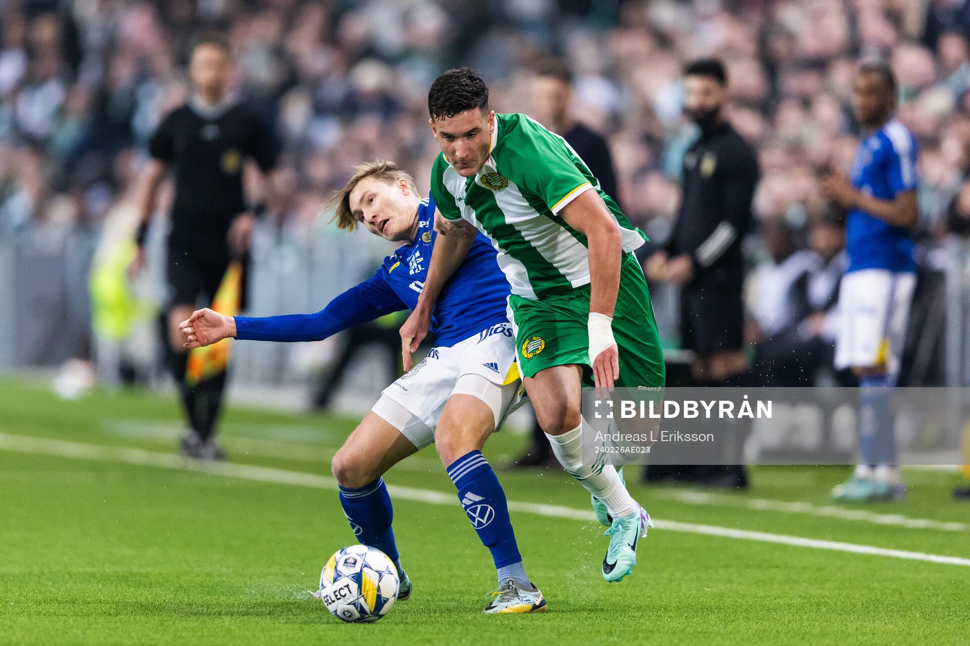 GIF Sundsvalls Marcus Burman och Hammarbys Deniz Gul